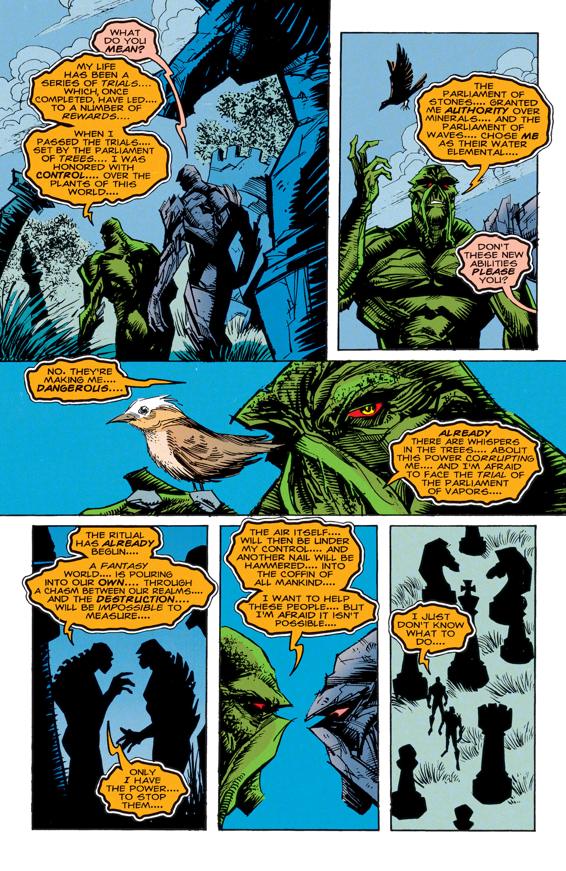 Read online Swamp Thing (1982) comic -  Issue # _TPB - Trial by Fire - 84