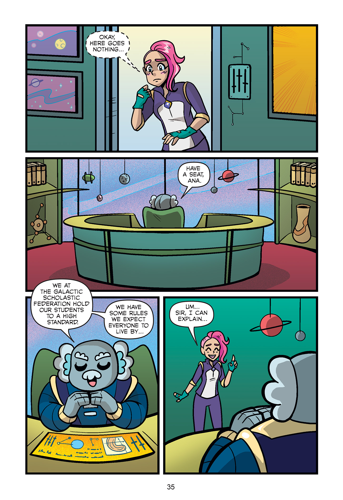 Read online Ana and the Cosmic Race comic -  Issue # TPB - 37
