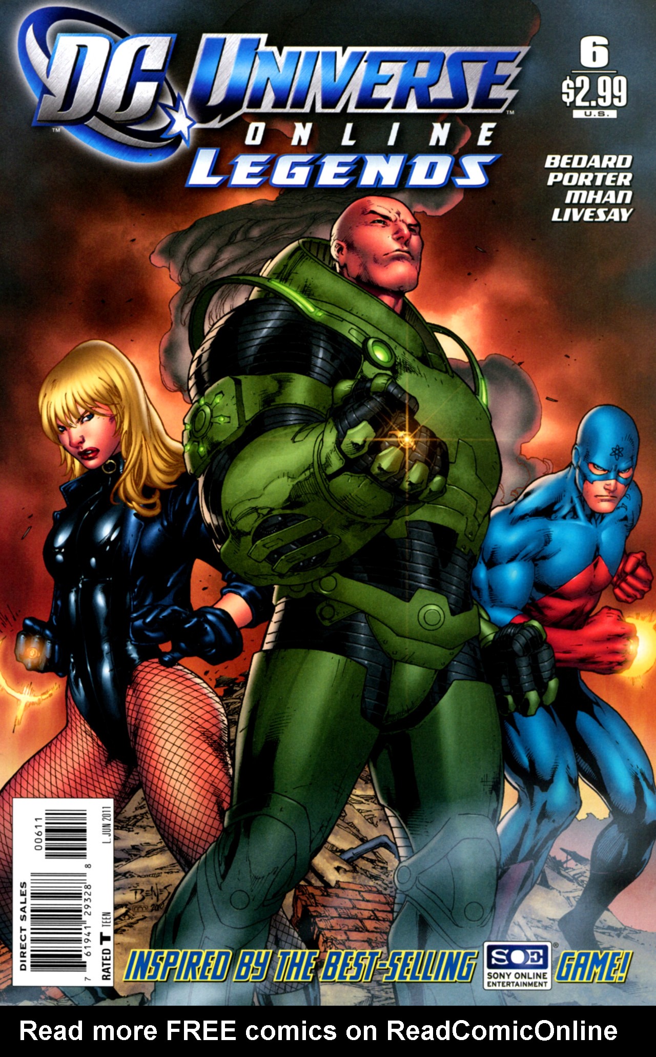Read online DC Universe Online: Legends comic -  Issue #6 - 1