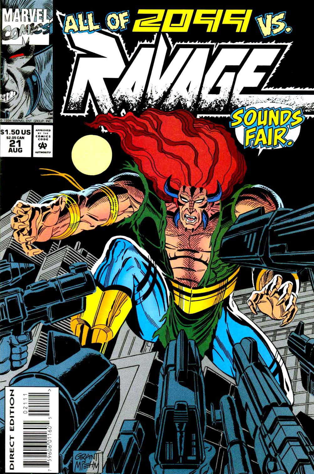 Read online Ravage 2099 comic -  Issue #21 - 1