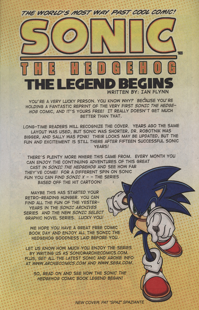 Read online Sonic the Hedgehog Free Comic Book Day Edition comic -  Issue # Special 2 - 3