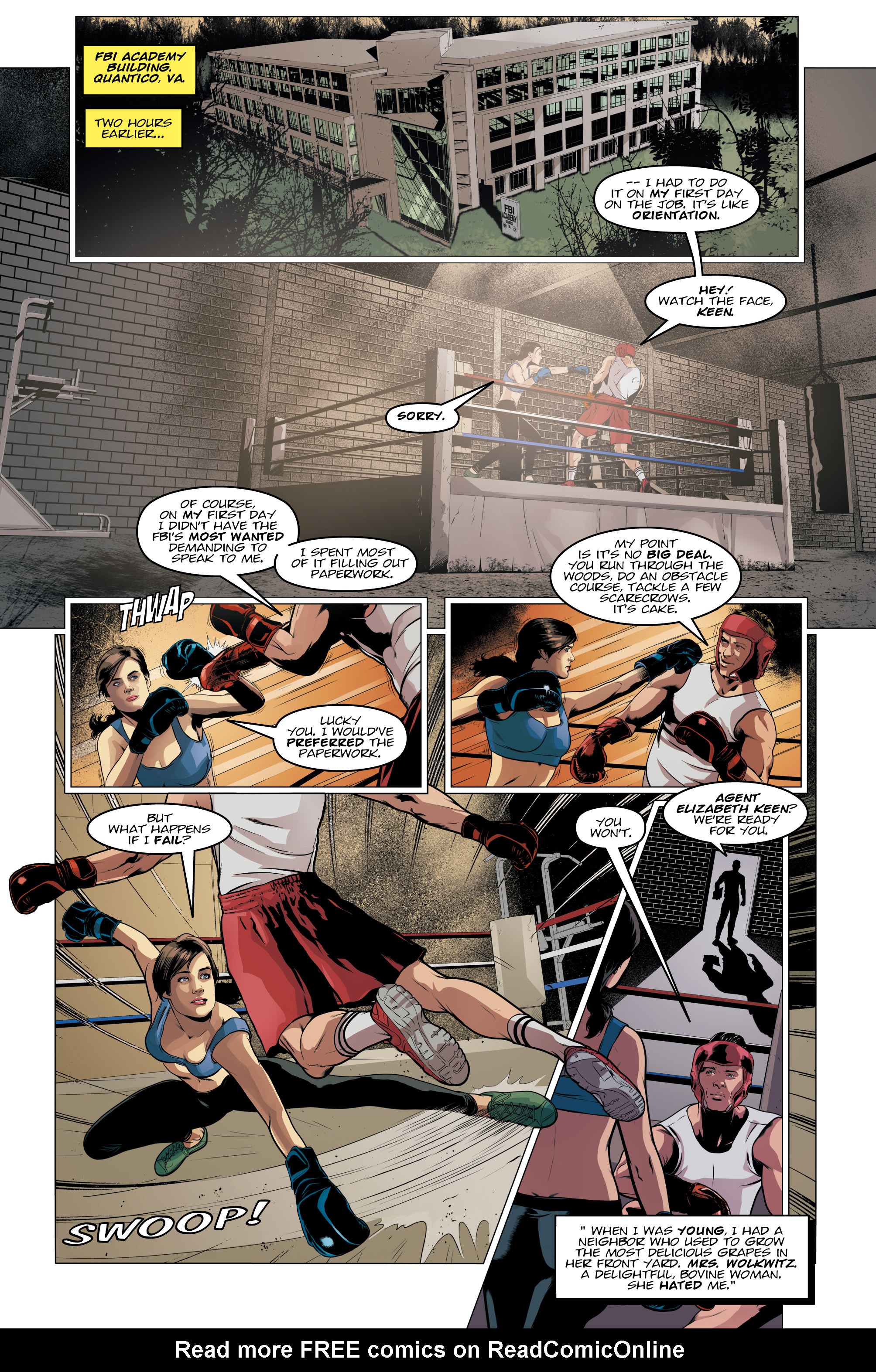 Read online The Blacklist comic -  Issue #1 - 4