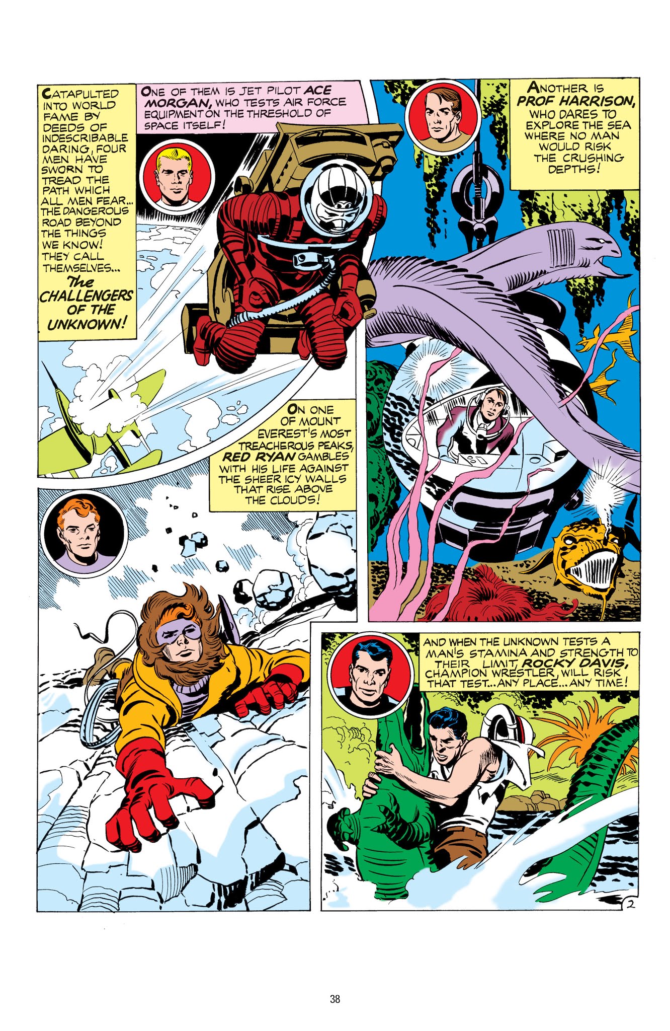 Read online Challengers of the Unknown by Jack Kirby comic -  Issue # TPB (Part 1) - 38