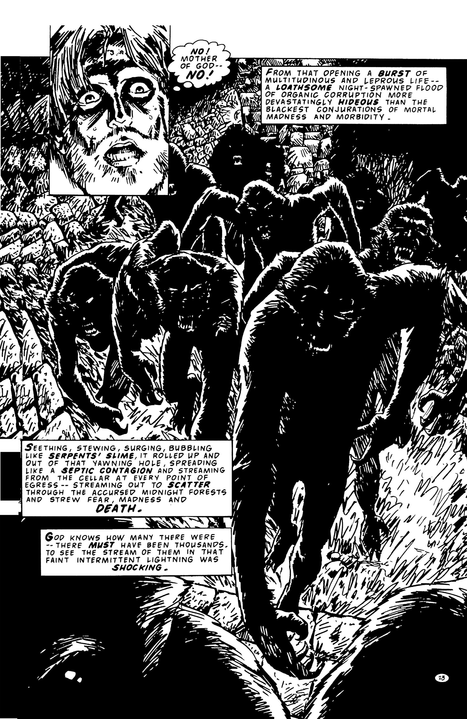 Read online Worlds of H.P. Lovecraft comic -  Issue # Issue The Lurking Fear - 25