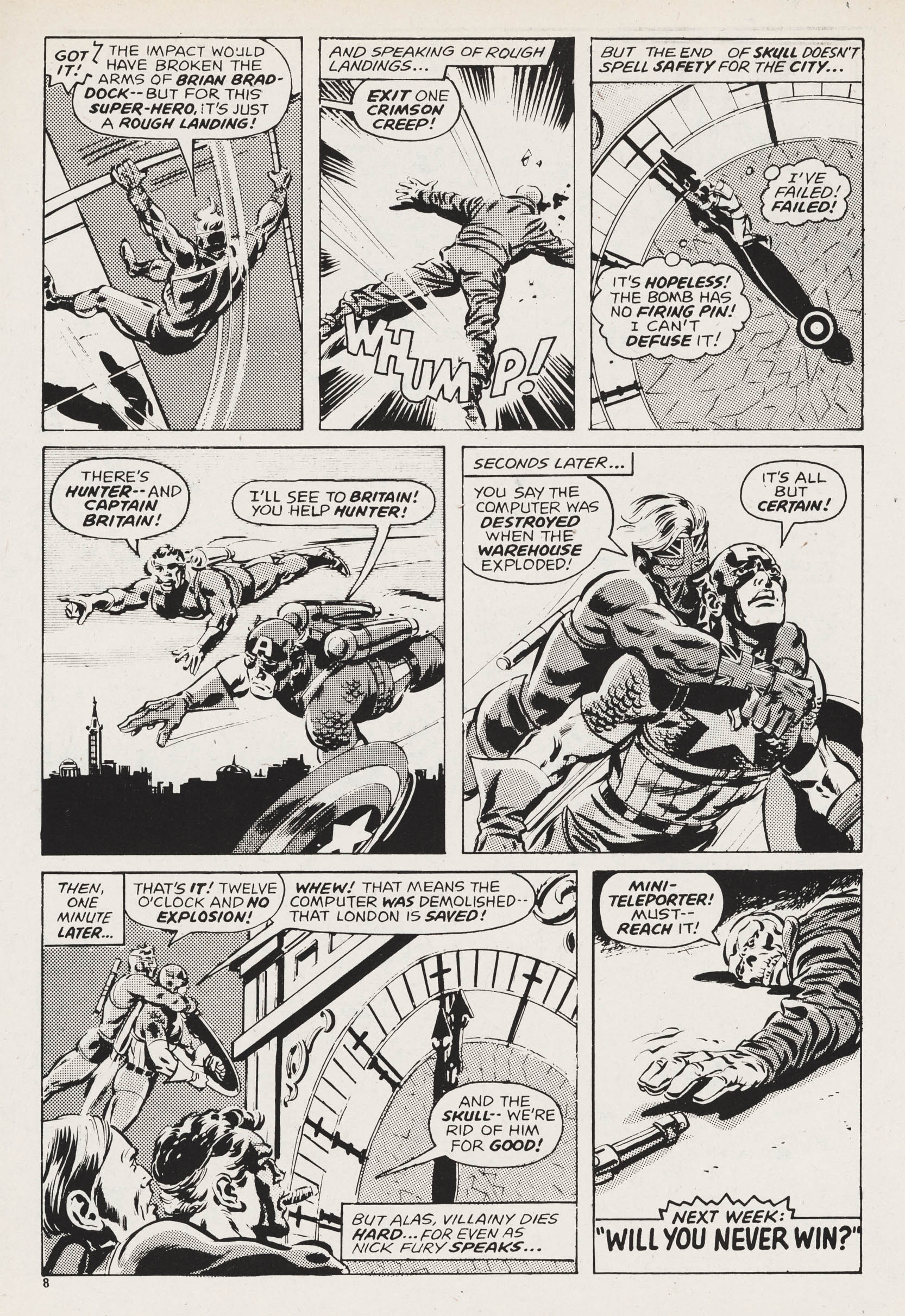 Read online Captain Britain (1976) comic -  Issue #26 - 8