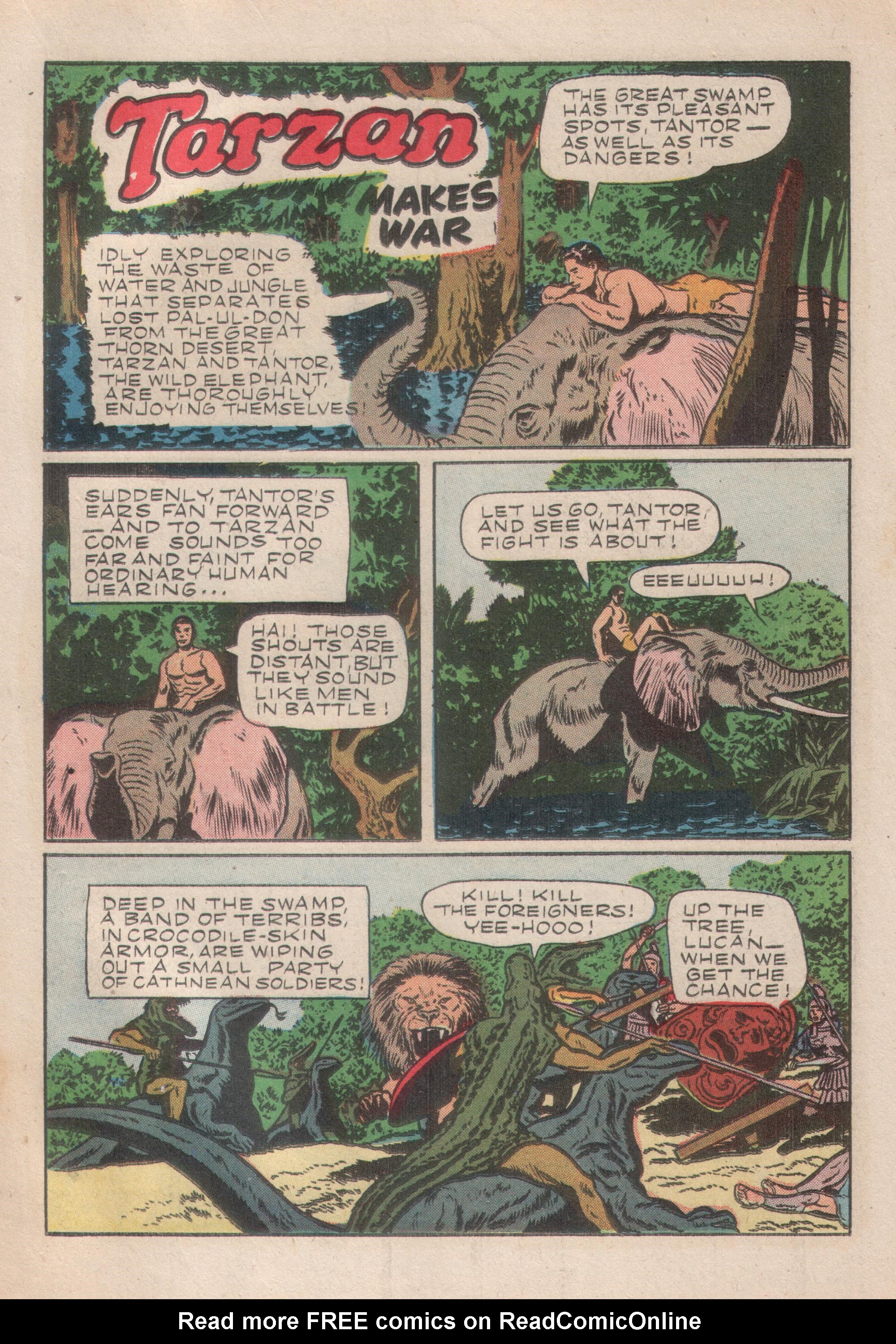 Read online Tarzan (1948) comic -  Issue #41 - 27