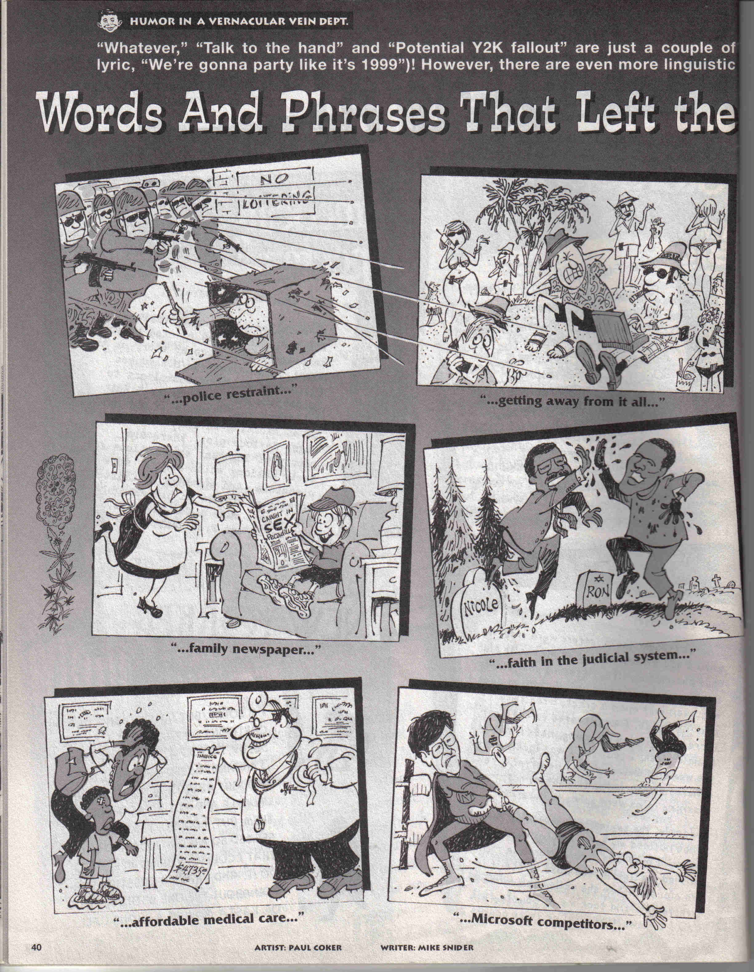 Read online MAD comic -  Issue #396 - 40