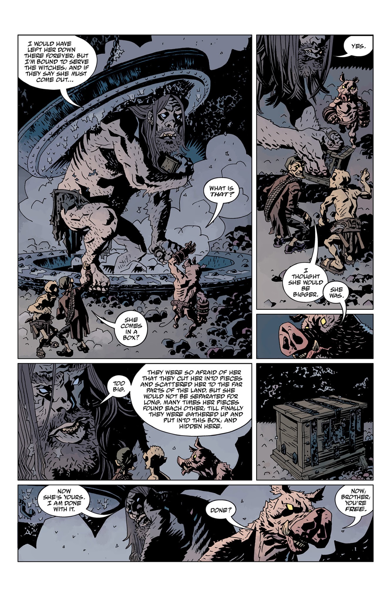 Read online Hellboy: Darkness Calls comic -  Issue # TPB - 121