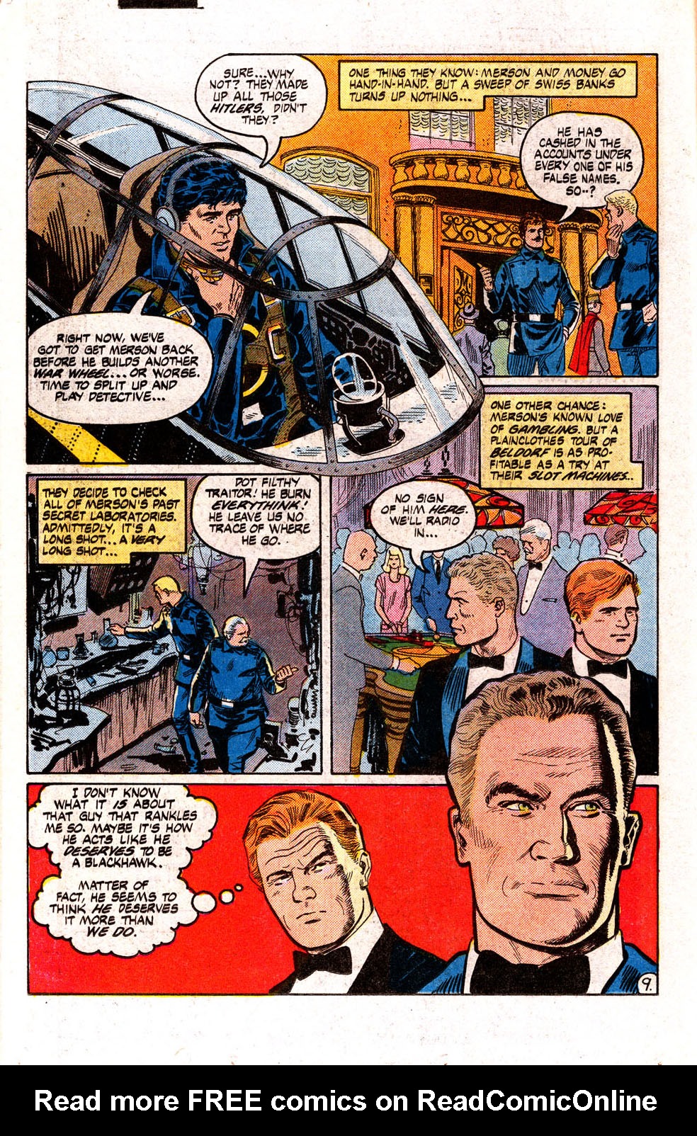 Read online Blackhawk (1957) comic -  Issue #266 - 10