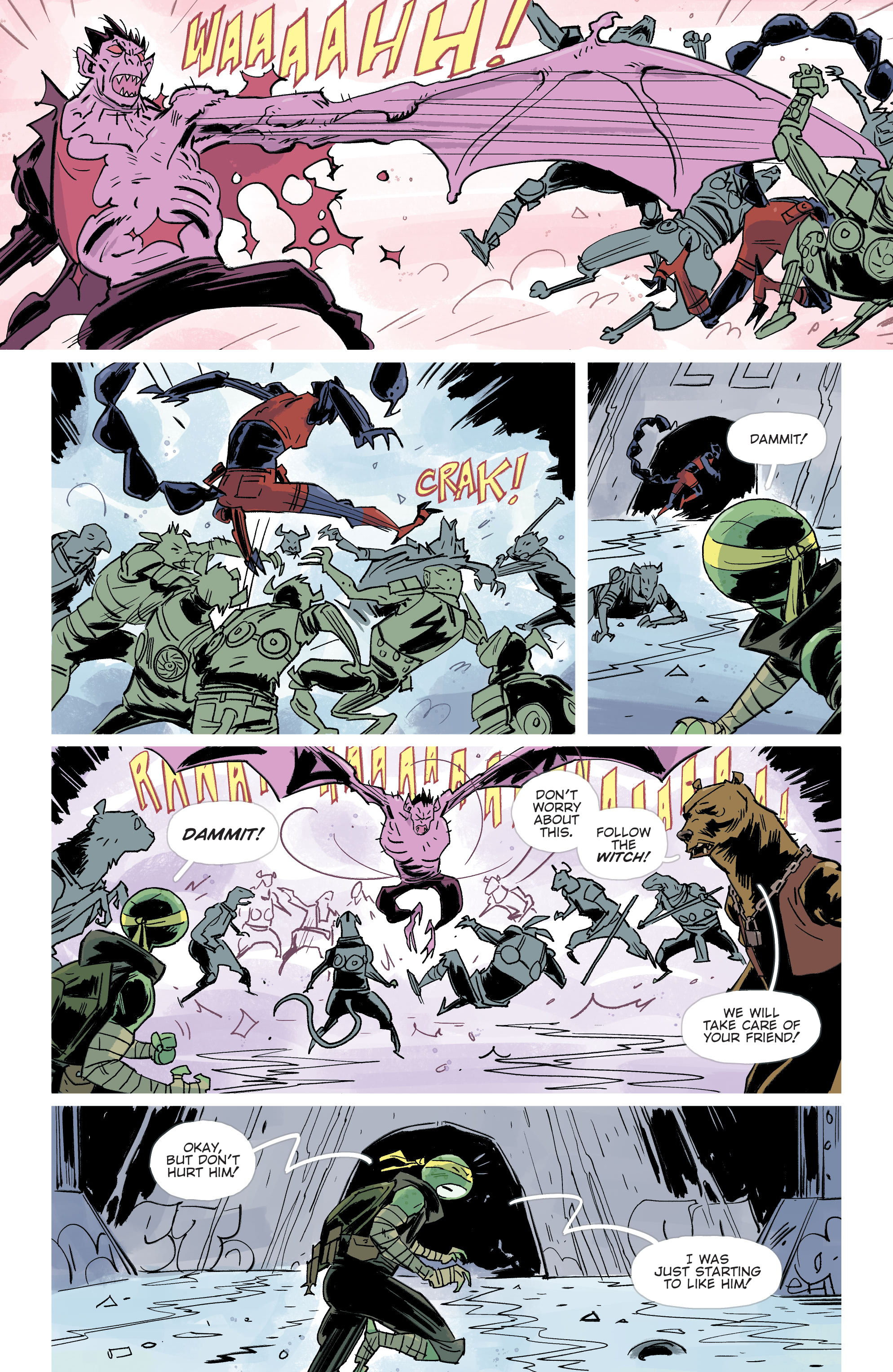 Read online Teenage Mutant Ninja Turtles: Jennika II comic -  Issue #3 - 12