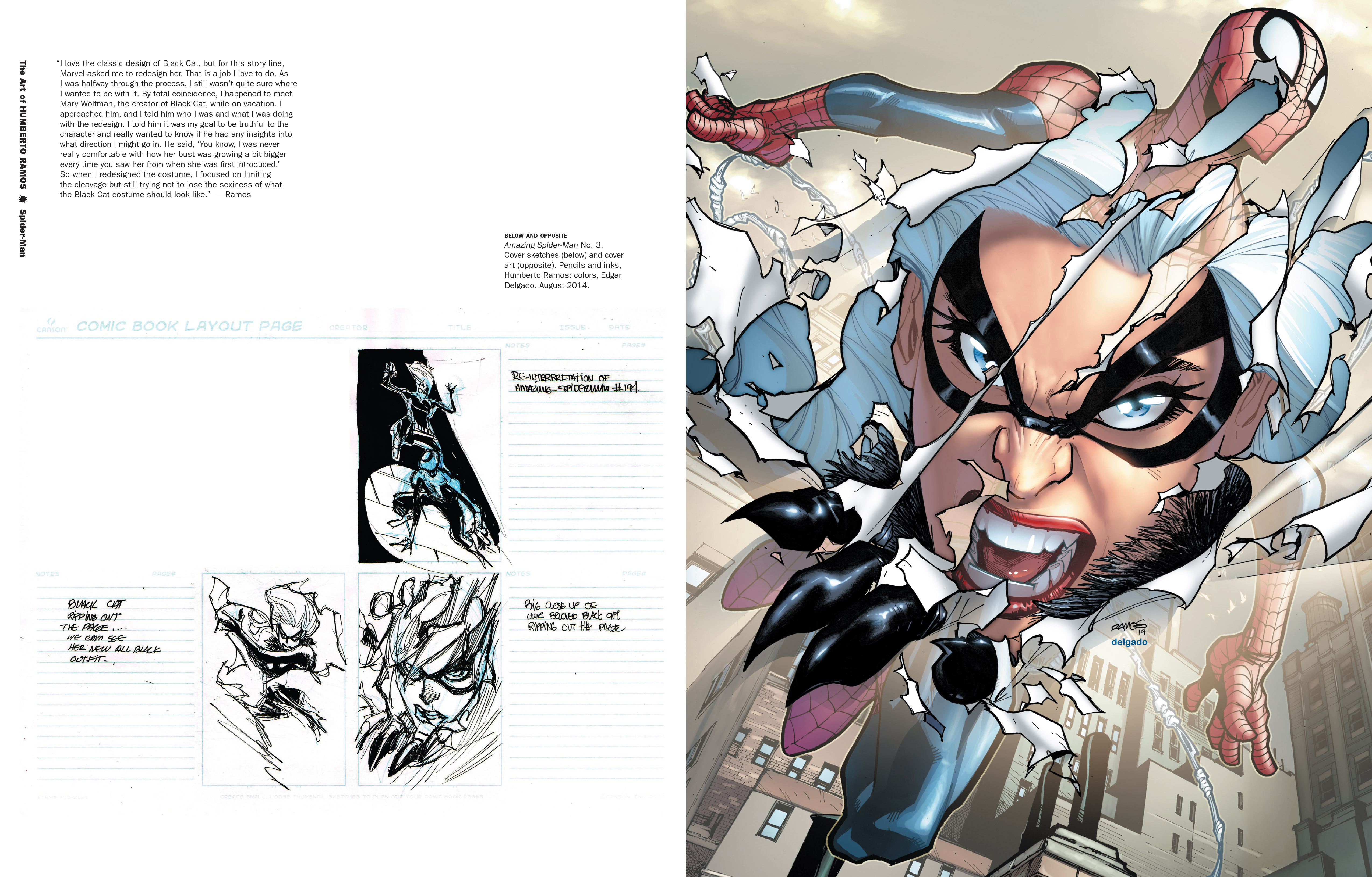 Read online Marvel Monograph: The Art of Humberto Ramos: Spider-Man comic -  Issue # TPB - 27