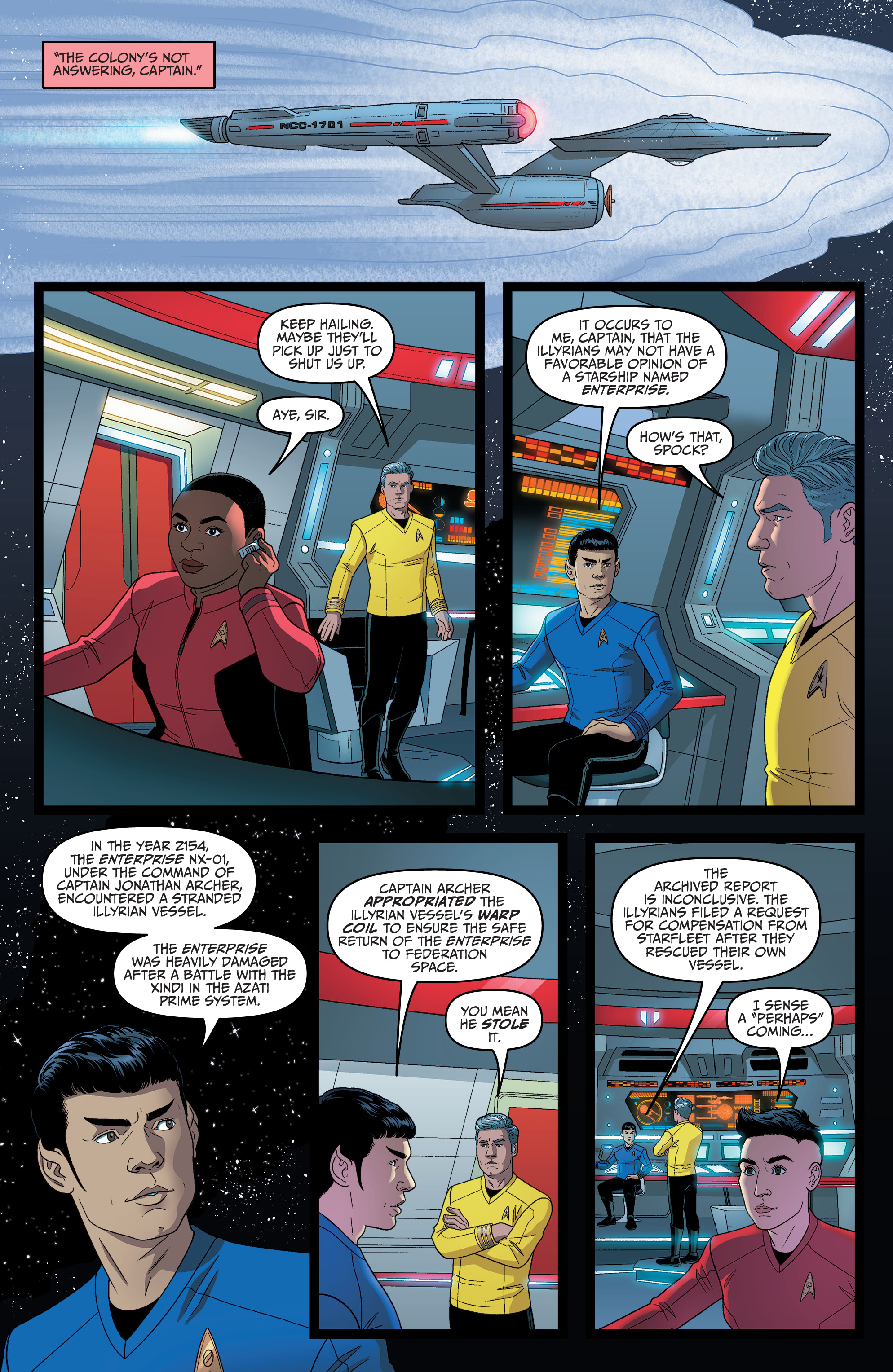 Read online Star Trek: Strange New Worlds - The Illyrian Enigma comic -  Issue #1 - 14