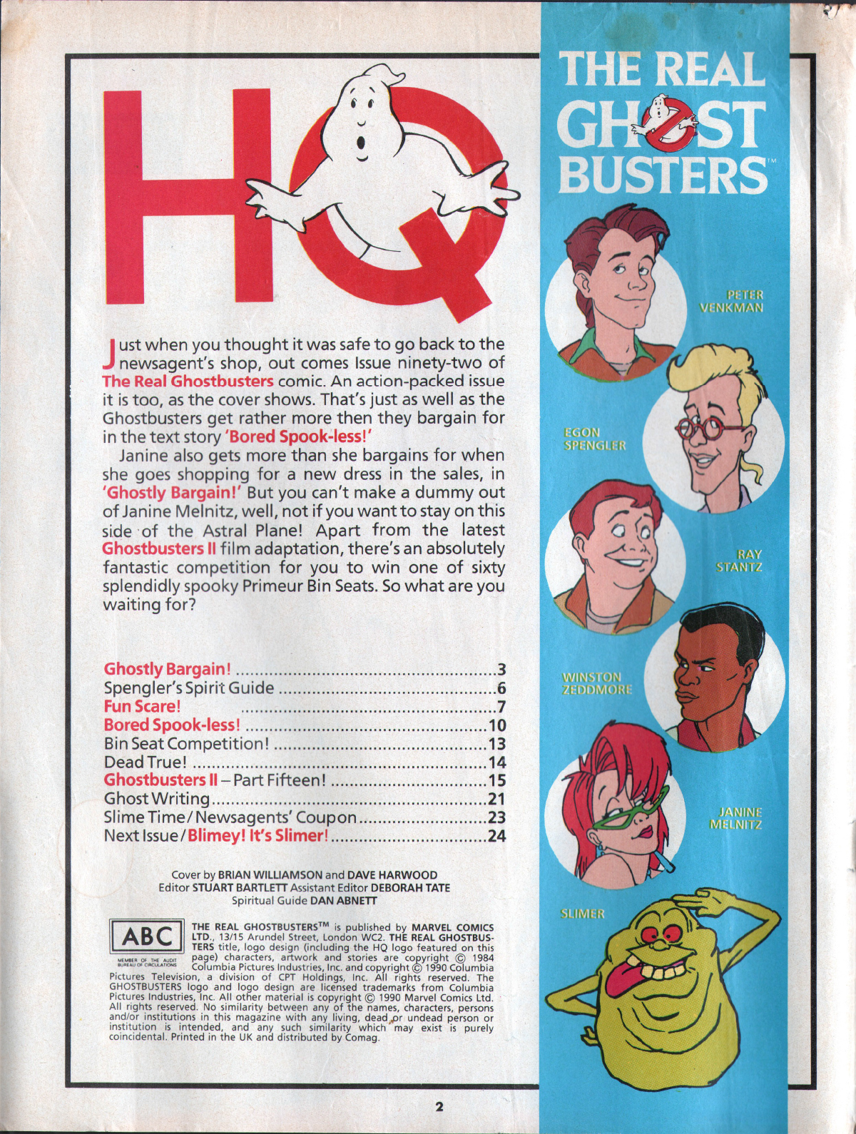 Read online The Real Ghostbusters comic -  Issue #92 - 2