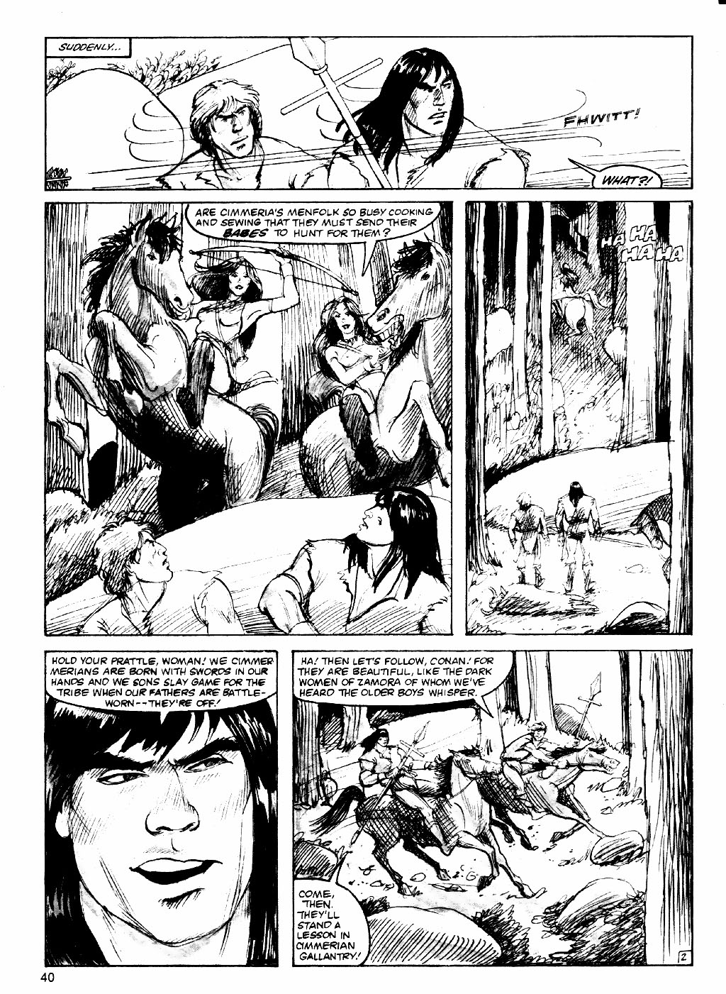 Read online The Savage Sword Of Conan comic -  Issue #83 - 39