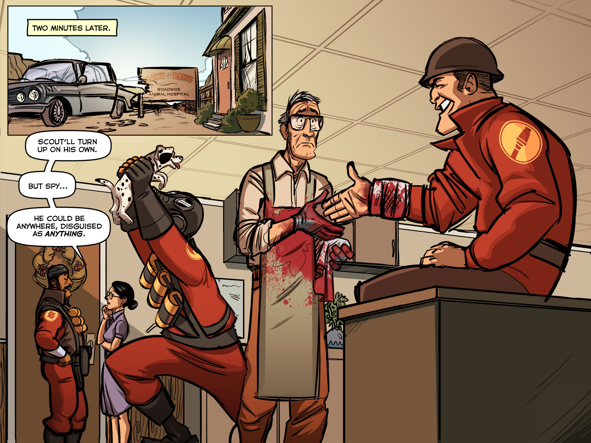 Read online Team Fortress 2 comic -  Issue #1 - 66