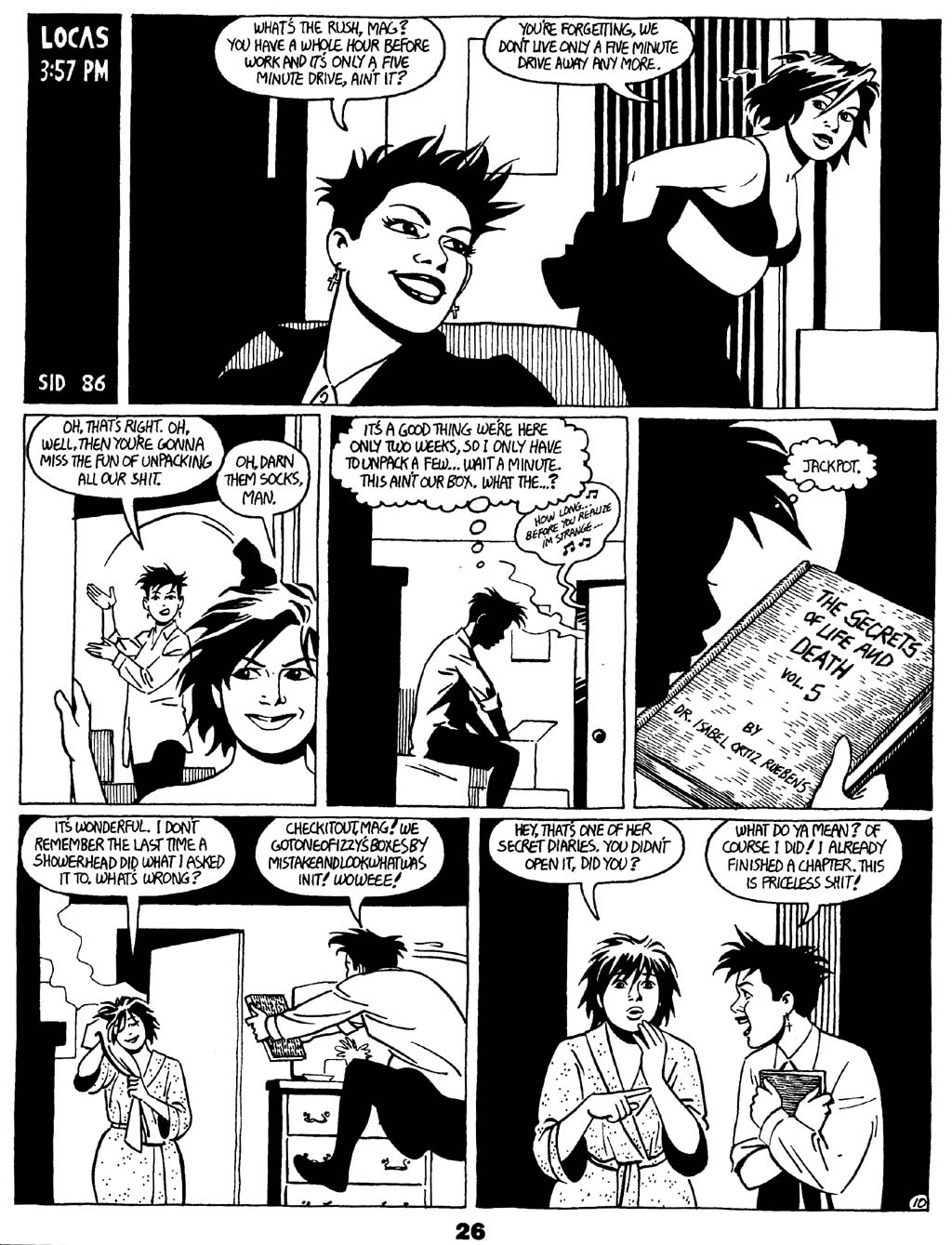 Read online Love and Rockets (1982) comic -  Issue #18 - 28