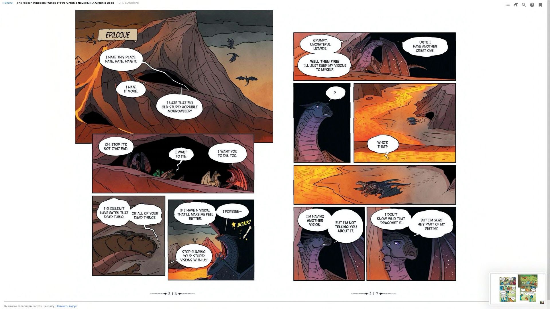 Read online Wings of Fire comic -  Issue # TPB 3 - 113