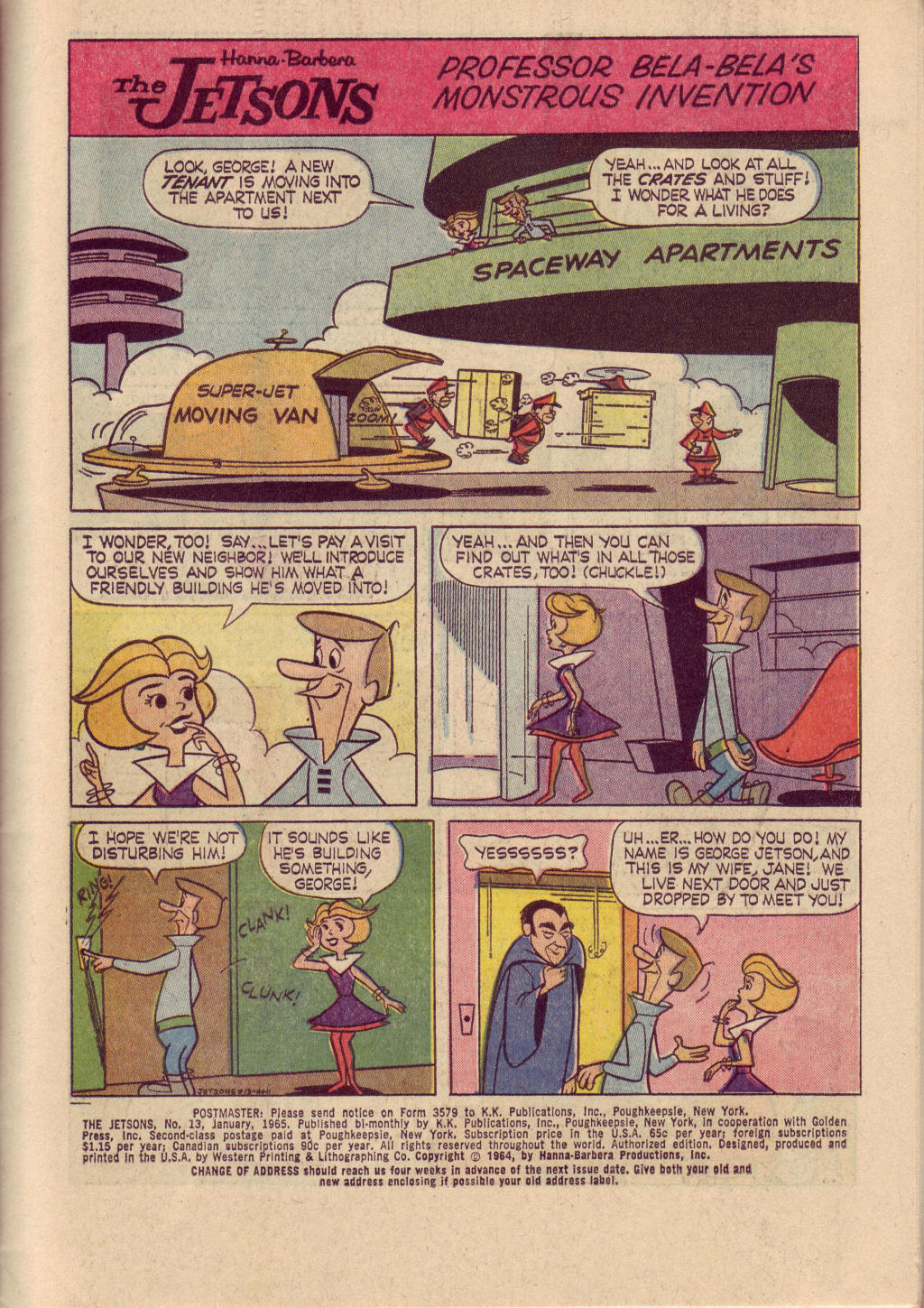 Read online The Jetsons (1963) comic -  Issue #13 - 3