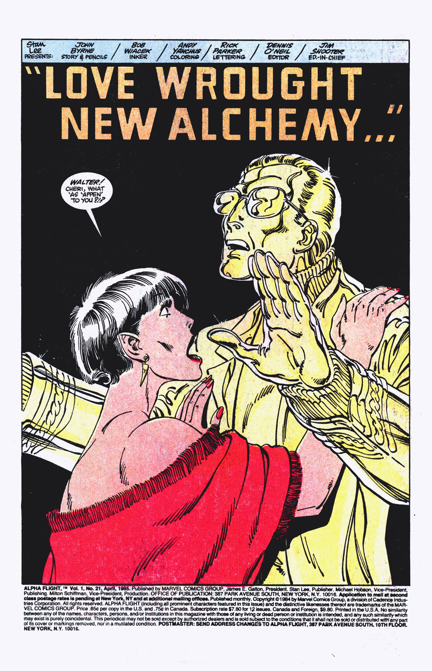 Read online Alpha Flight (1983) comic -  Issue #21 - 2