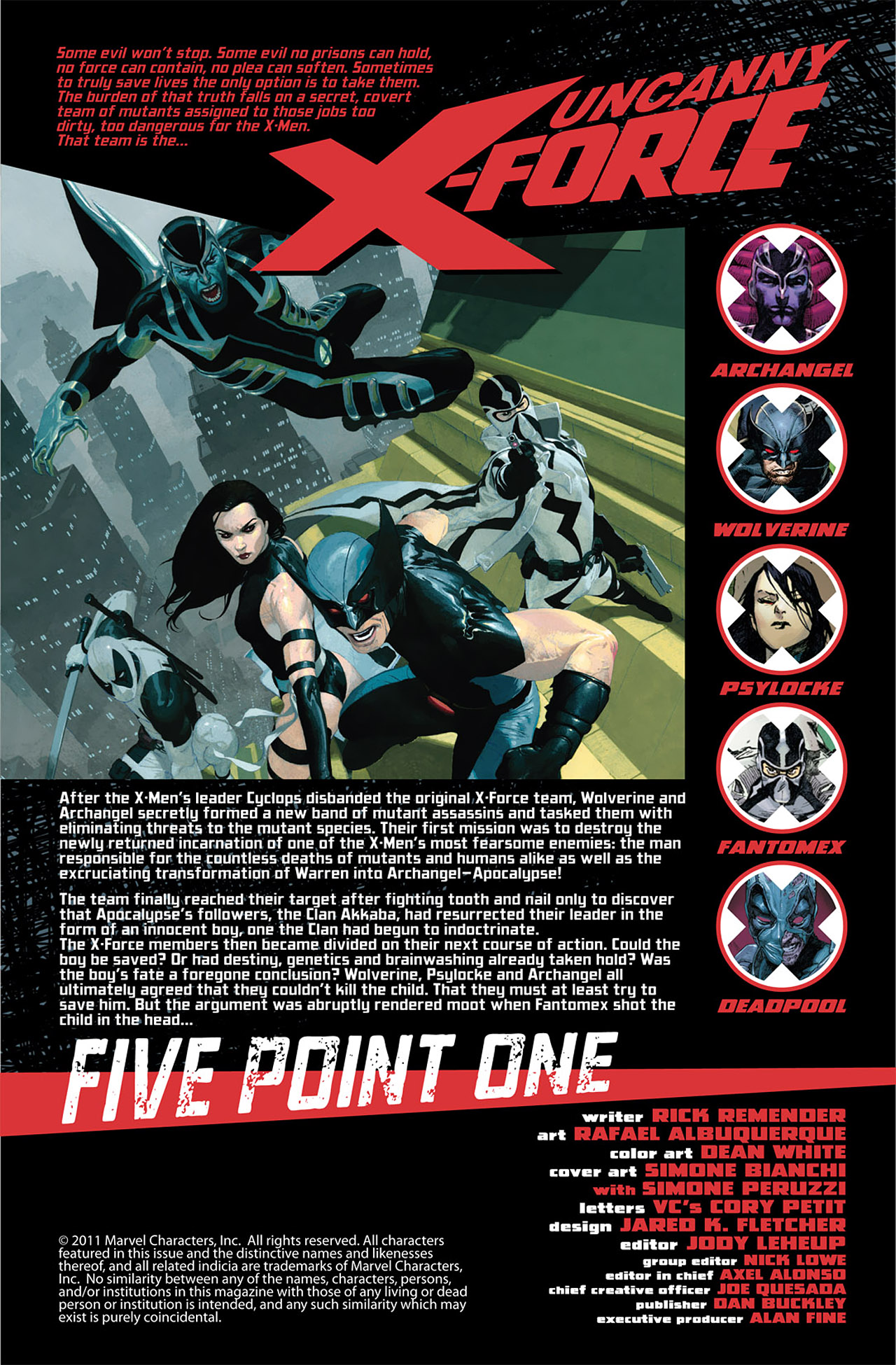 Read online Uncanny X-Force (2010) comic -  Issue #5.1 - 2