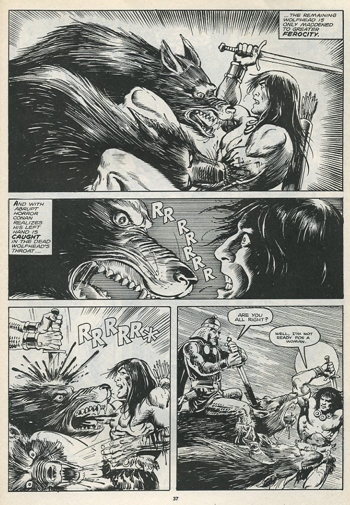Read online The Savage Sword Of Conan comic -  Issue #174 - 39