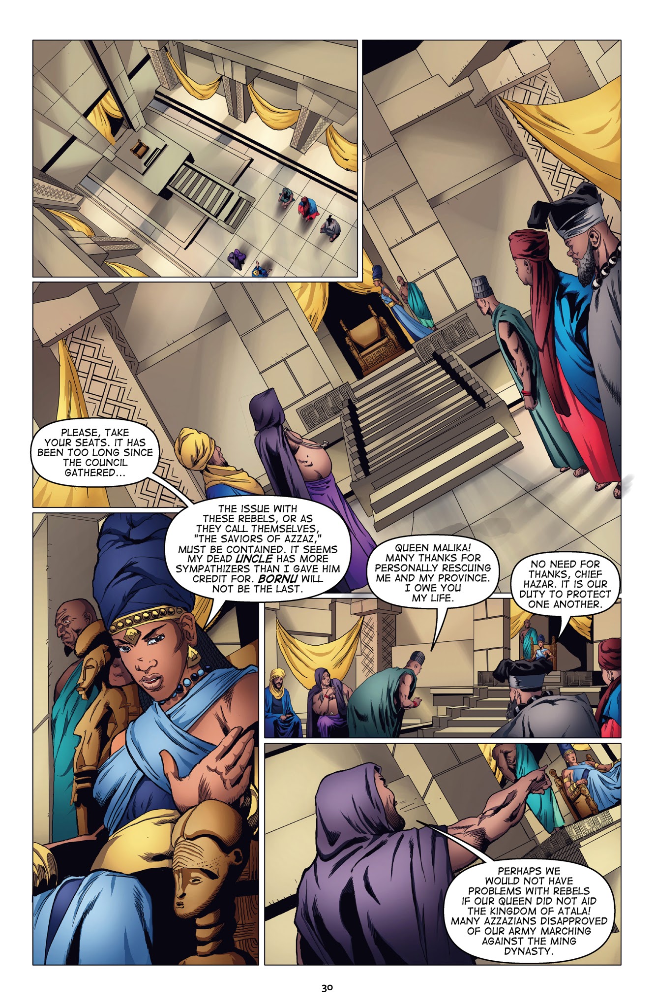Read online Malika: Warrior Queen comic -  Issue # TPB 1 (Part 1) - 32