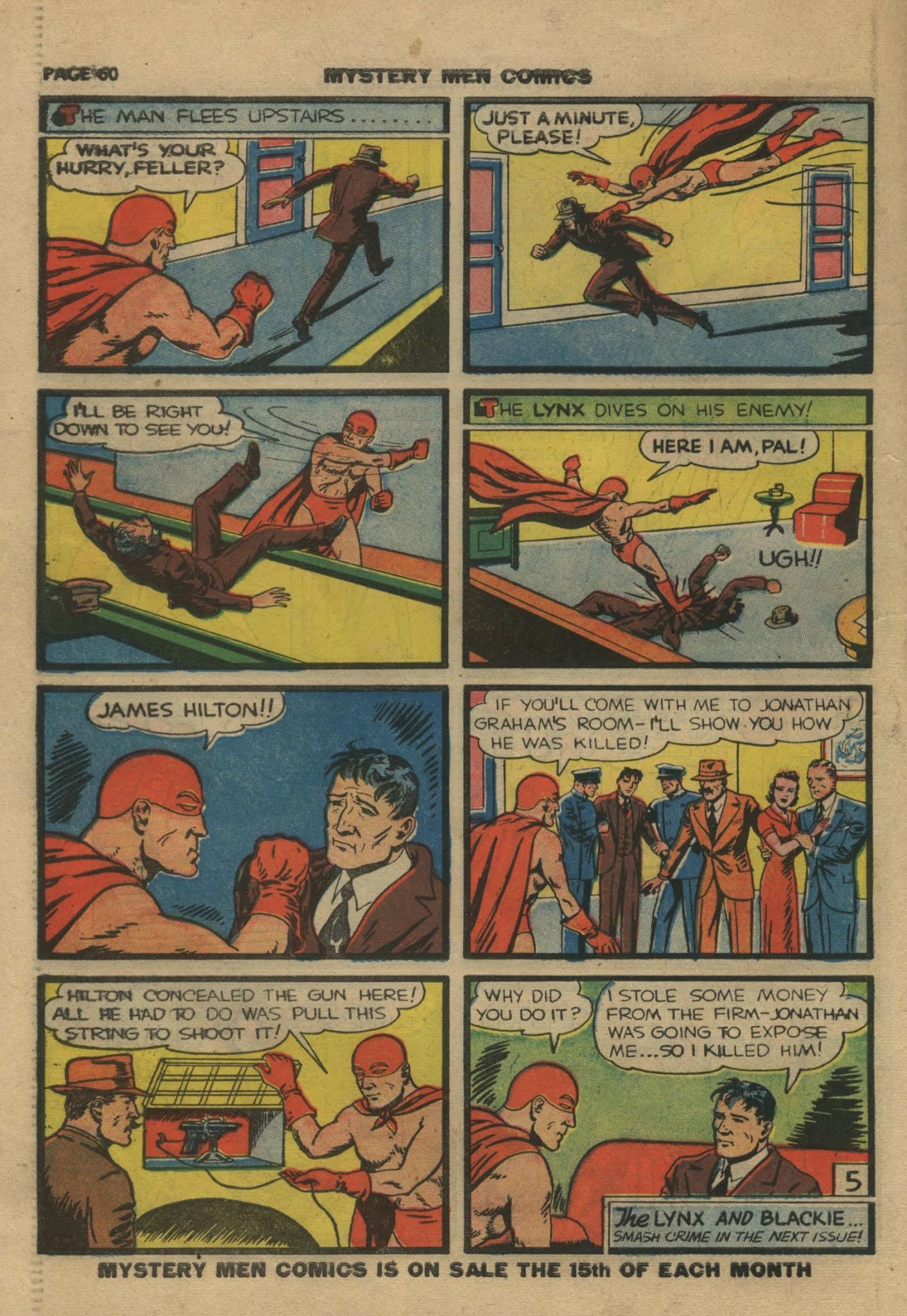 Read online Mystery Men Comics comic -  Issue #15 - 62