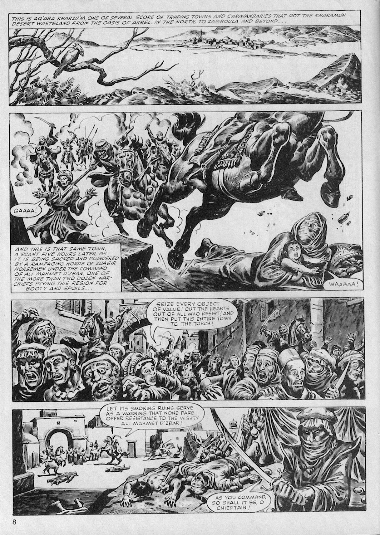Read online The Savage Sword Of Conan comic -  Issue #102 - 8