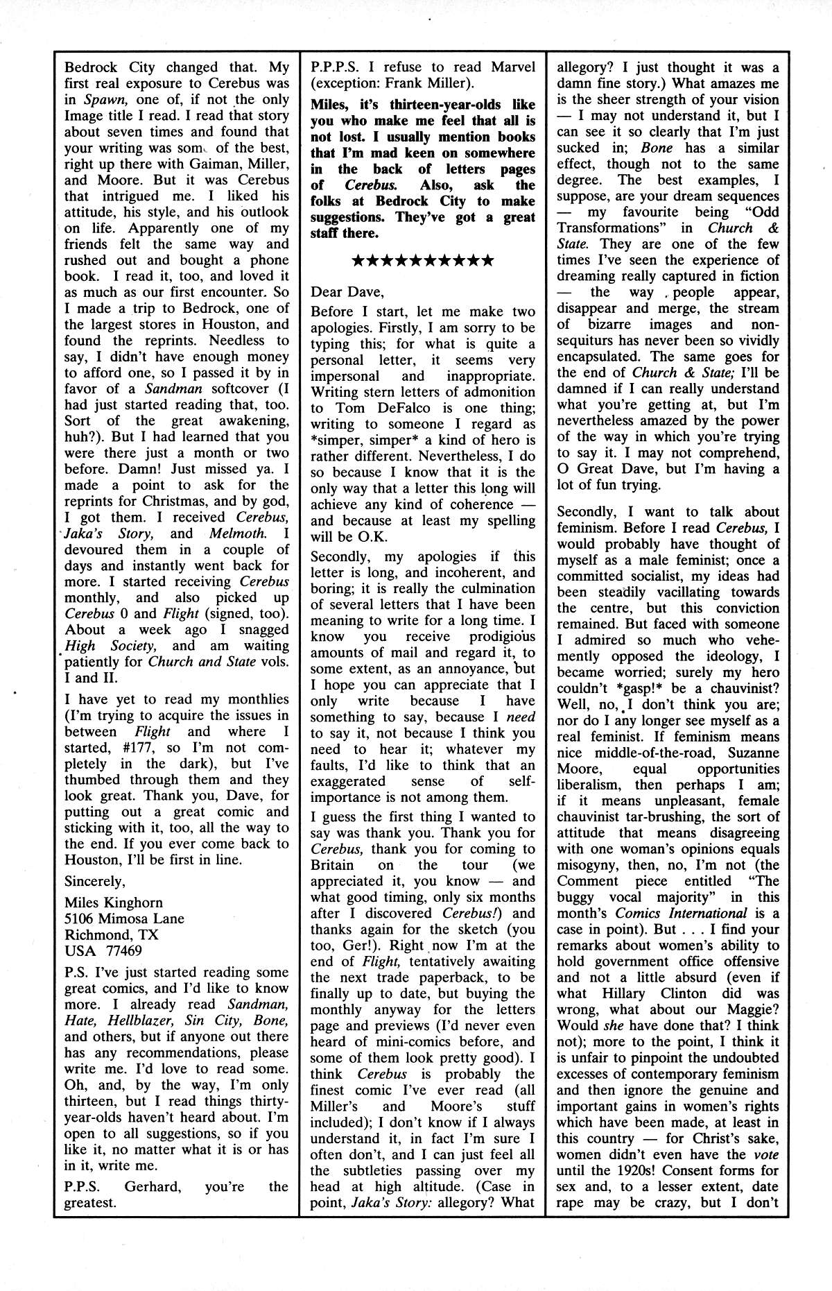 Read online Cerebus comic -  Issue #182 - 25