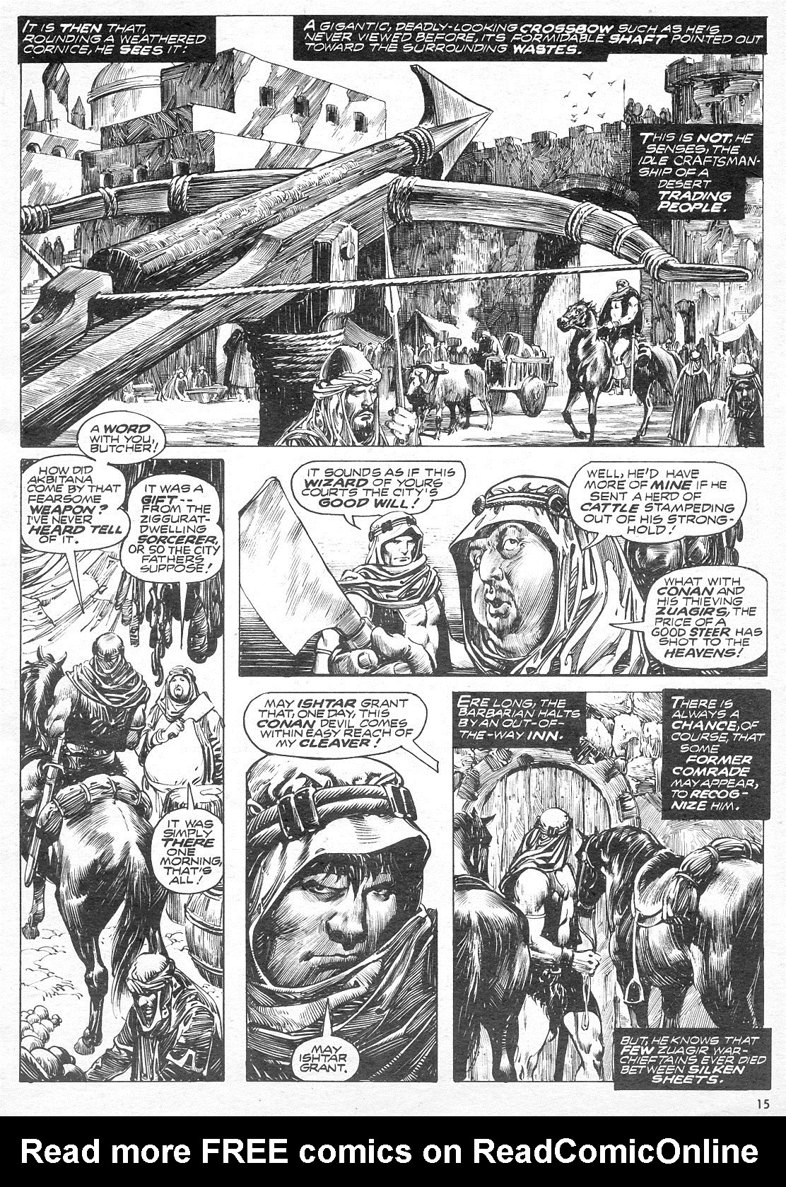 Read online The Savage Sword Of Conan comic -  Issue #7 - 15