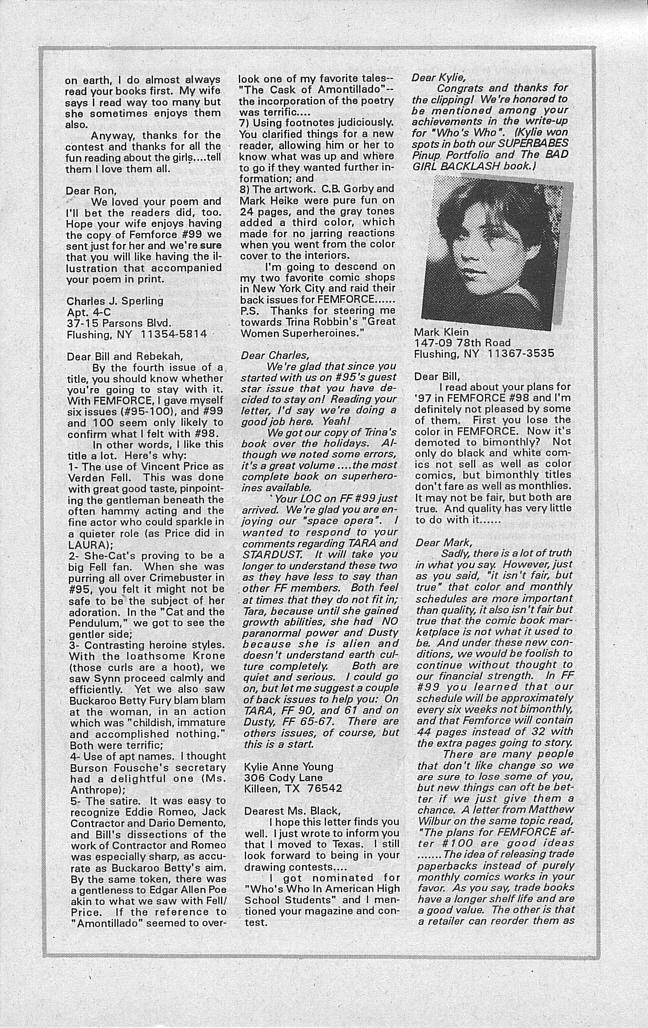 Read online Femforce comic -  Issue #100 - 41