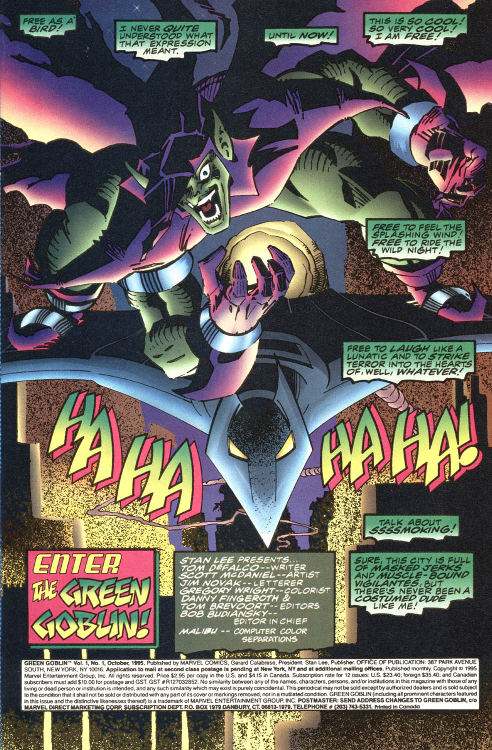 Read online Green Goblin comic -  Issue #1 - 2
