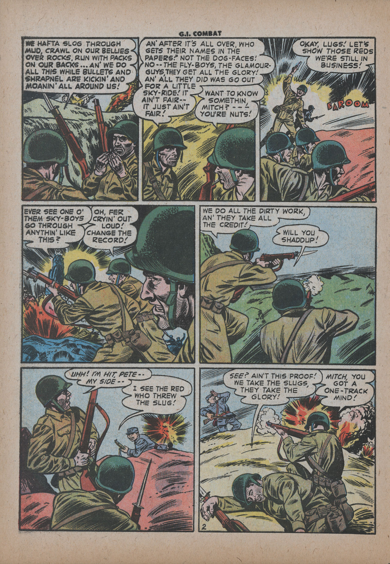 Read online G.I. Combat (1952) comic -  Issue #34 - 28