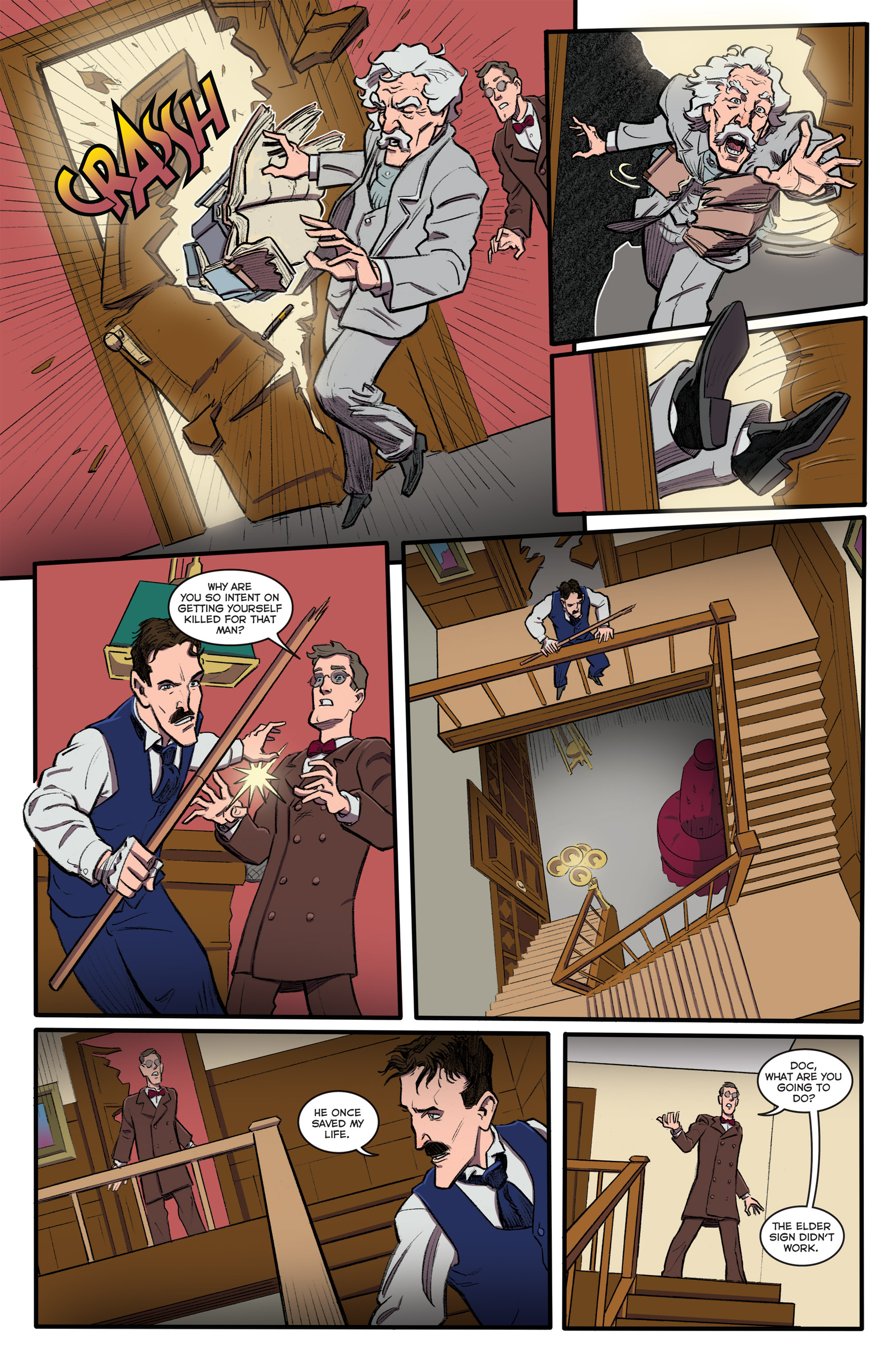 Read online Herald: Lovecraft and Tesla comic -  Issue #6 - 7