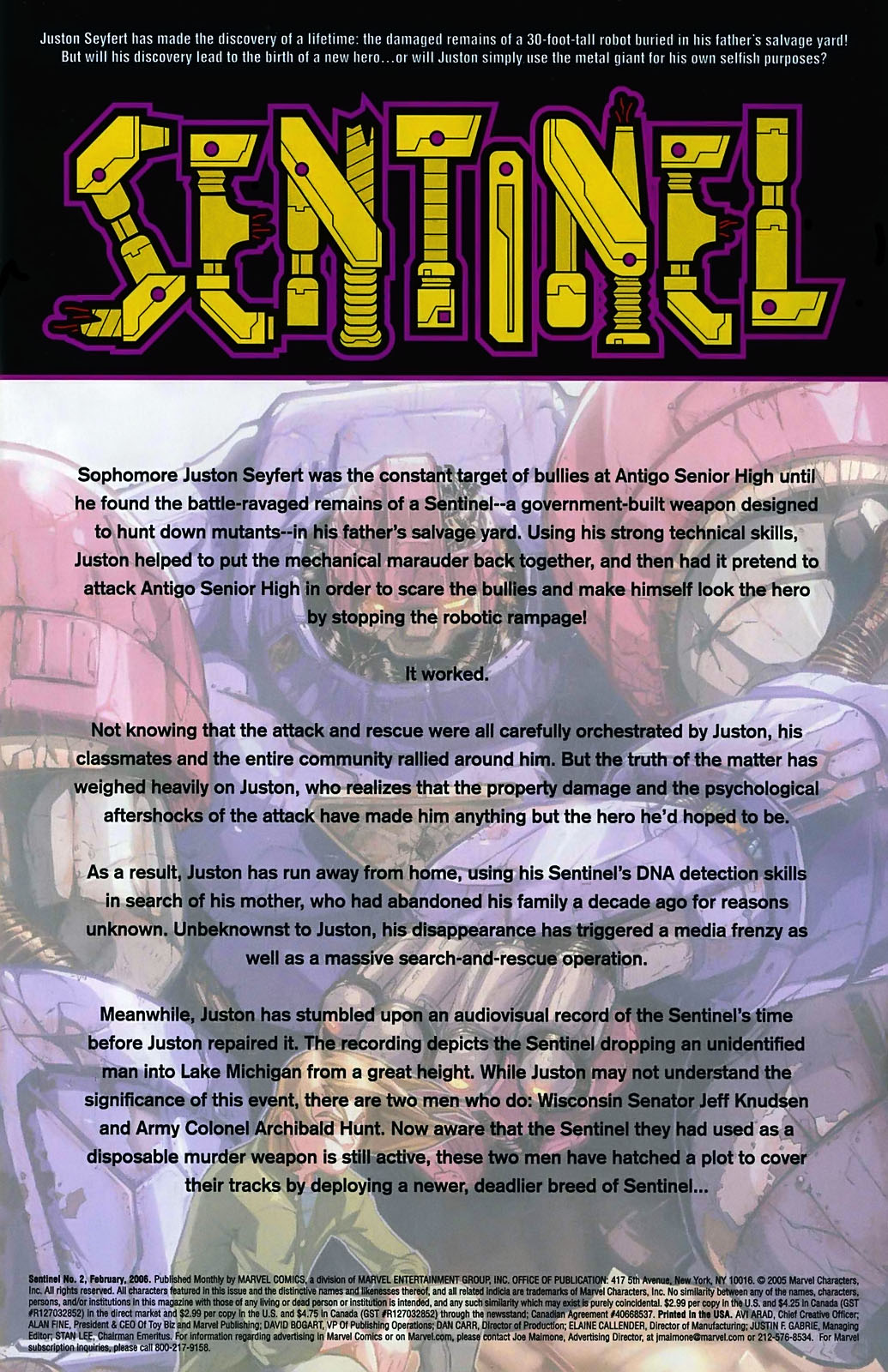 Read online Sentinel (2006) comic -  Issue #2 - 2
