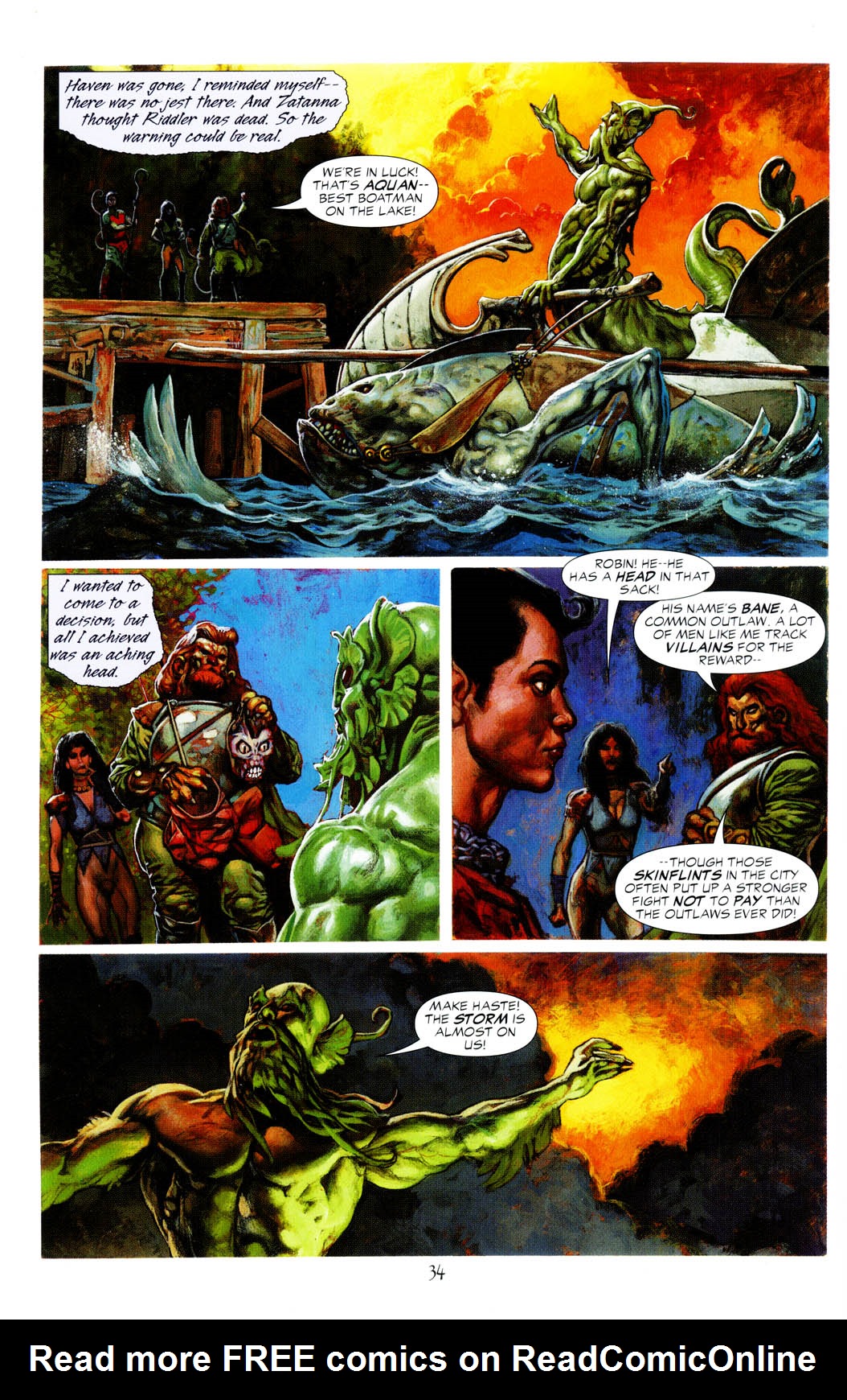 Read online JLA: Riddle of the Beast comic -  Issue # Full - 34
