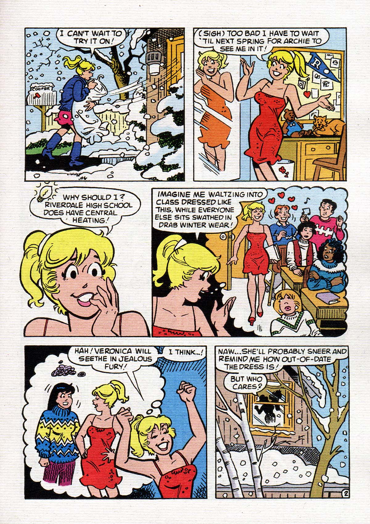 Read online Betty and Veronica Digest Magazine comic -  Issue #144 - 36