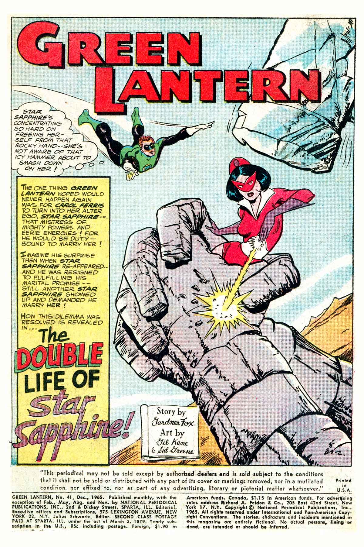 Read online Green Lantern (1960) comic -  Issue #41 - 3