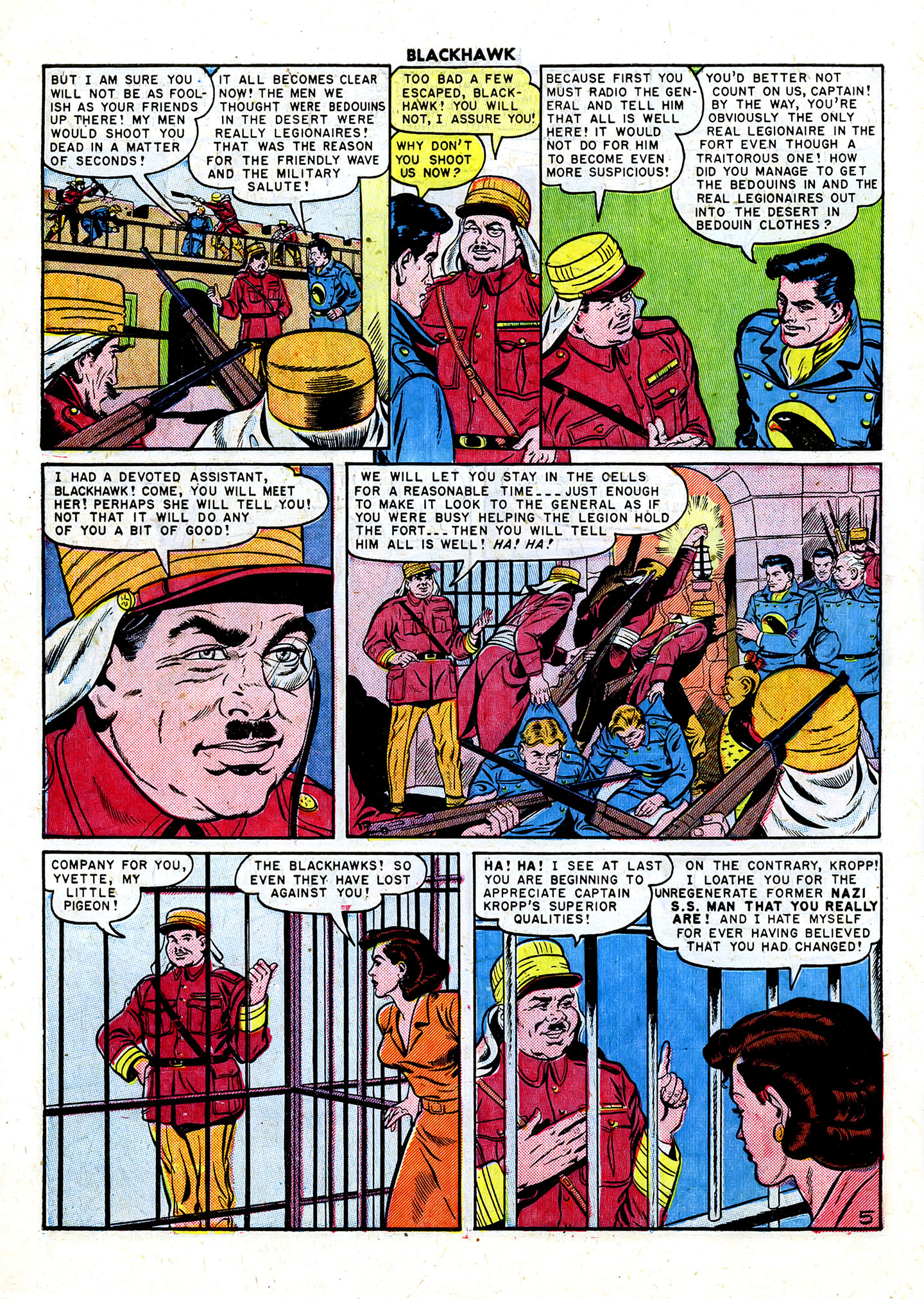 Read online Blackhawk (1957) comic -  Issue #36 - 46