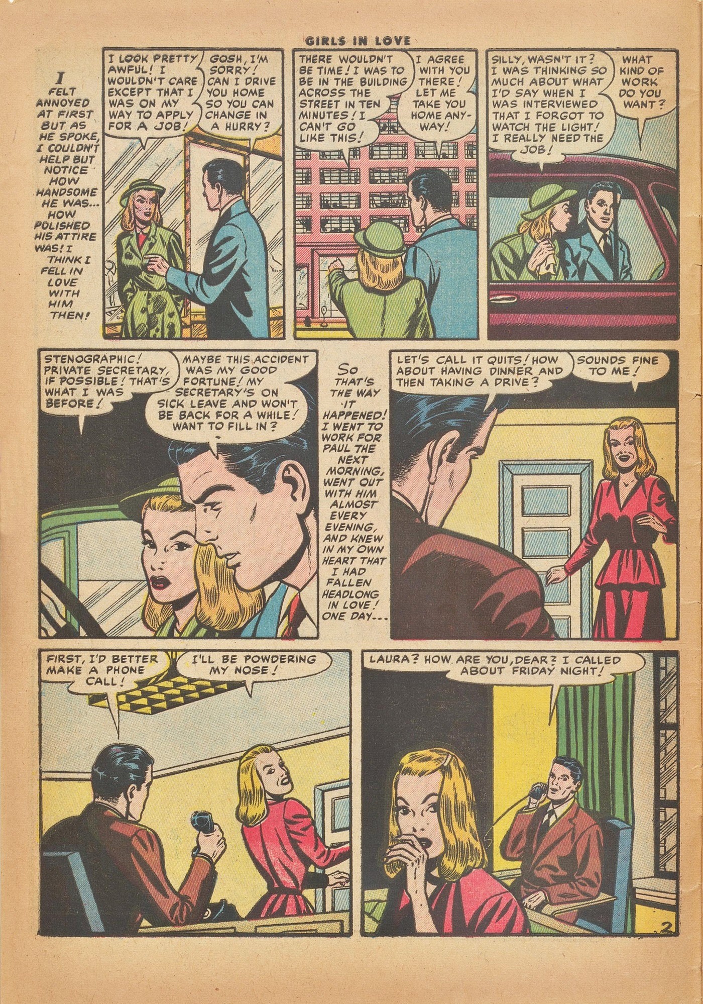 Read online Girls in Love (1955) comic -  Issue #49 - 4