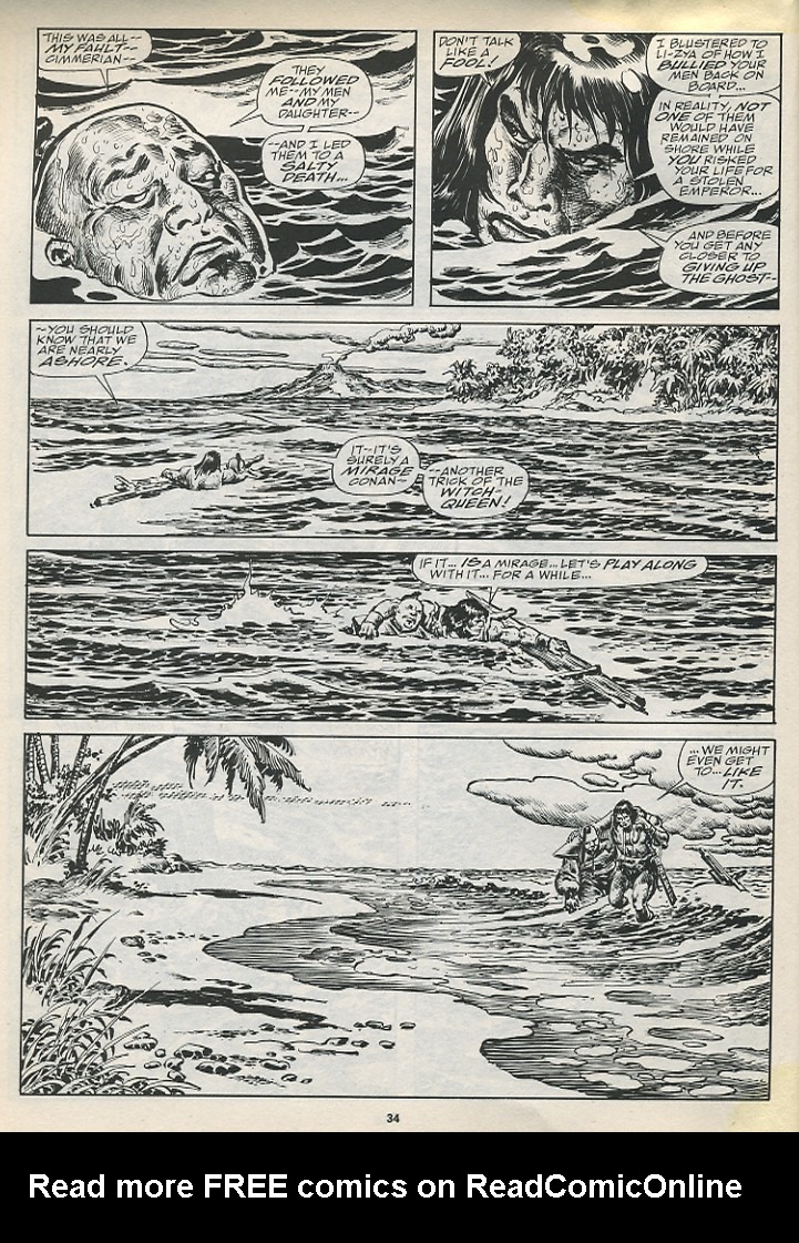 The Savage Sword Of Conan issue 194 - Page 36