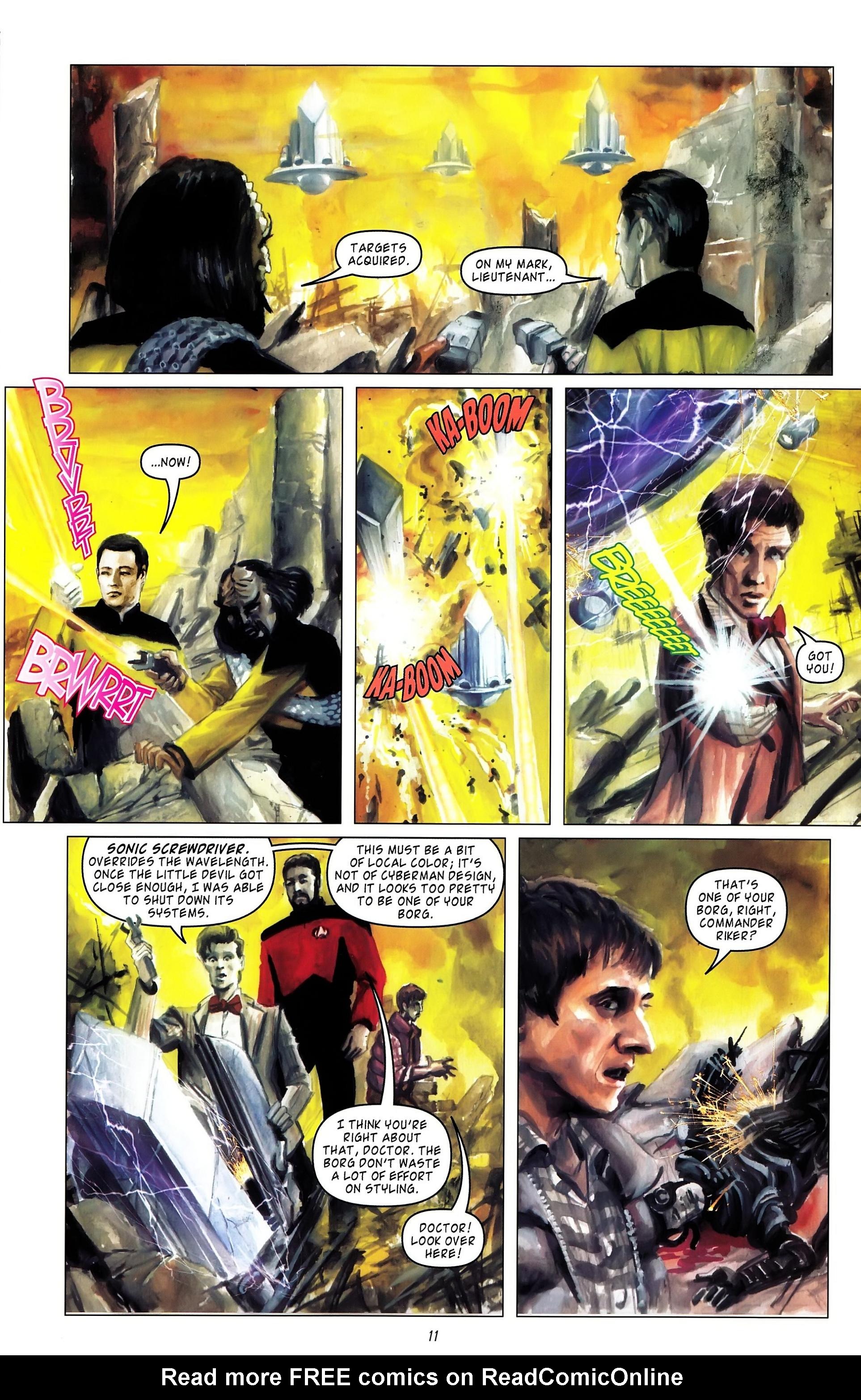 Read online Star Trek: The Next Generation/Doctor Who: Assimilation² comic -  Issue #4 - 15