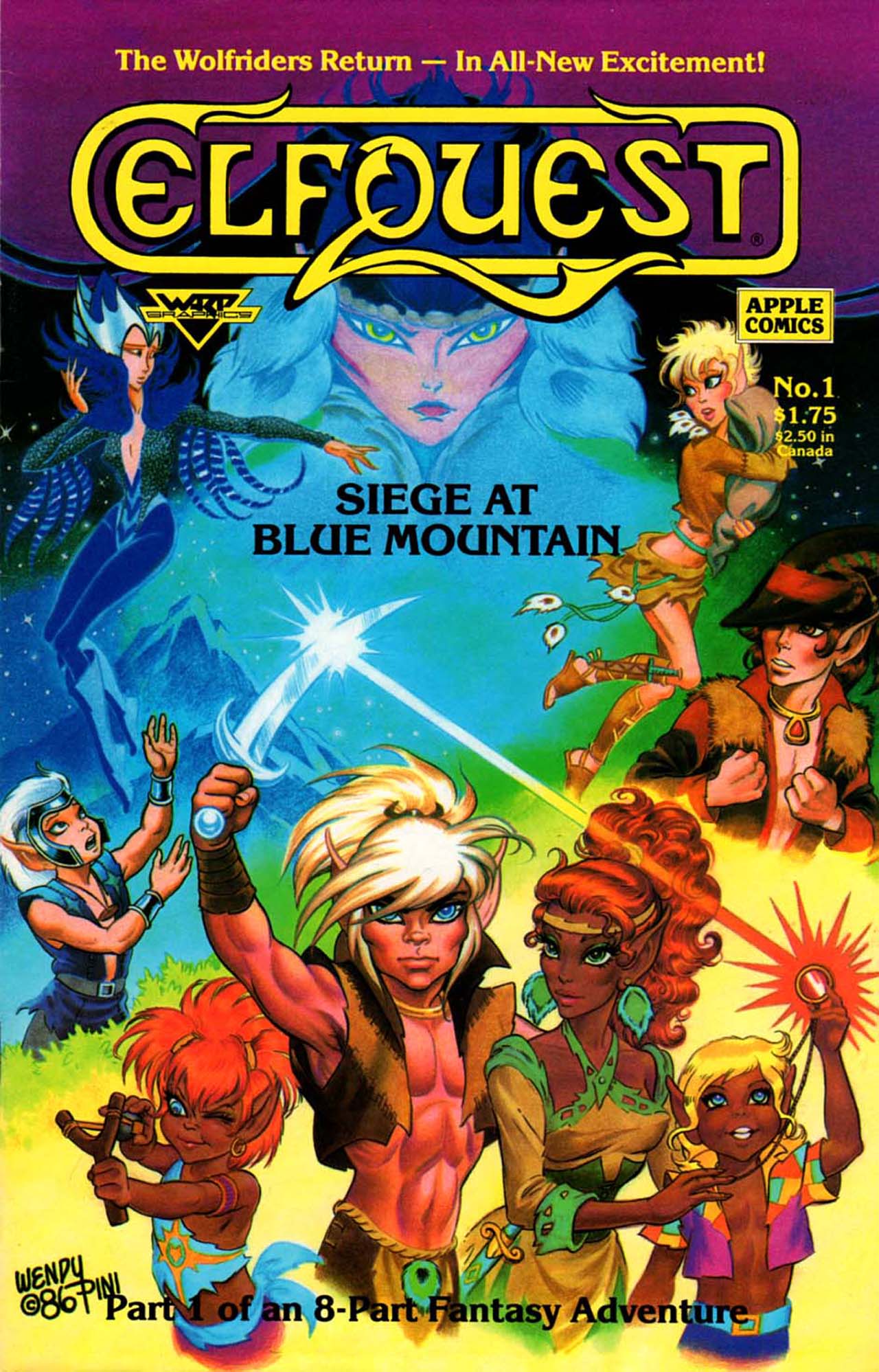 Read online ElfQuest: Siege at Blue Mountain comic -  Issue #1 - 1