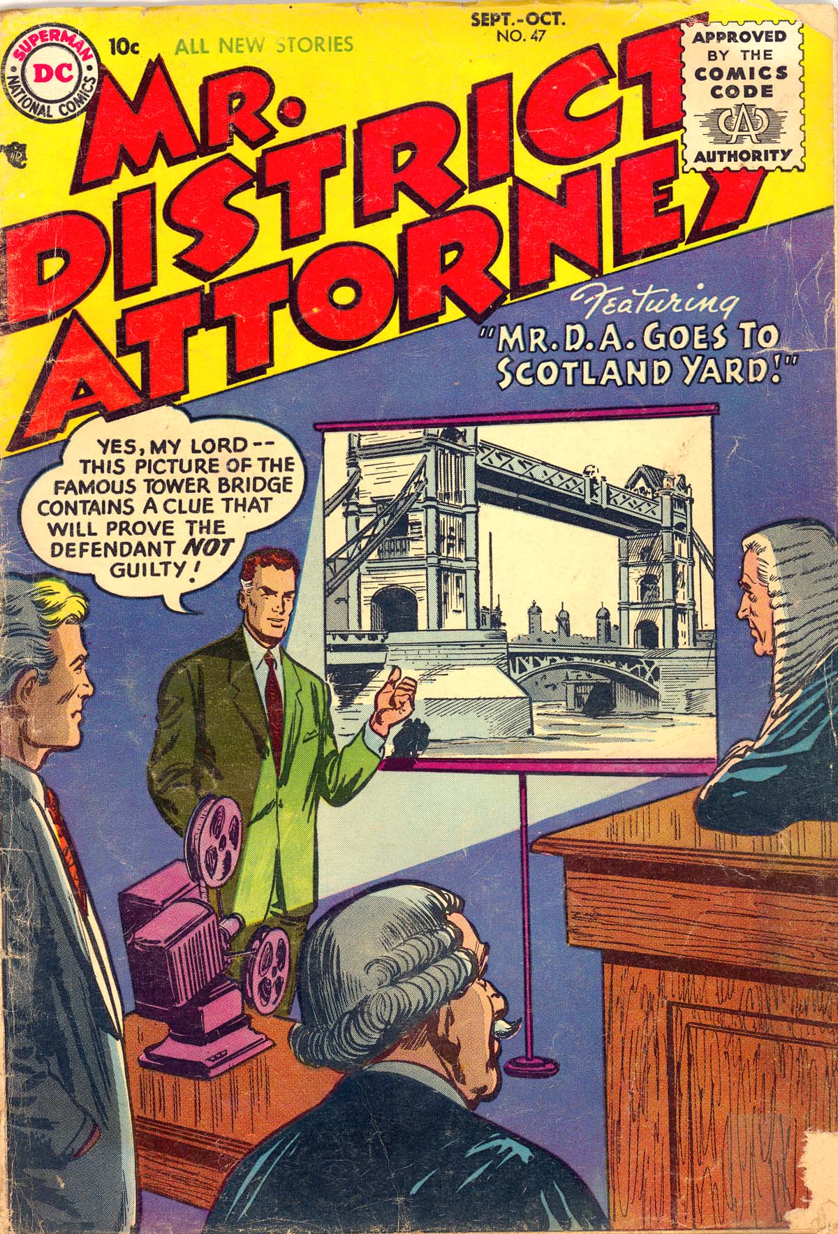Read online Mr. District Attorney comic -  Issue #47 - 1