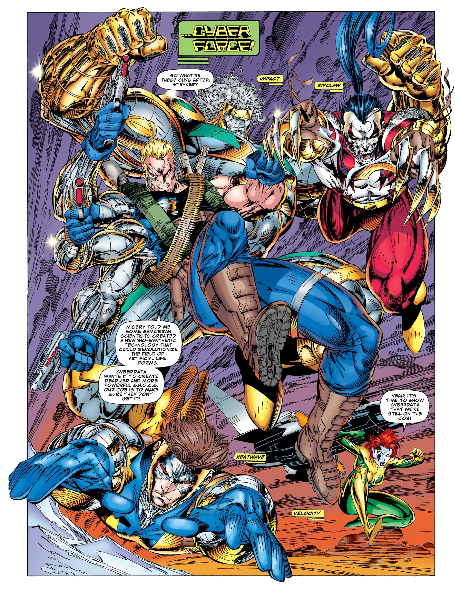 Read online Cyberforce (1992) comic -  Issue # _The Complete Cyberforce (Part 3) - 52