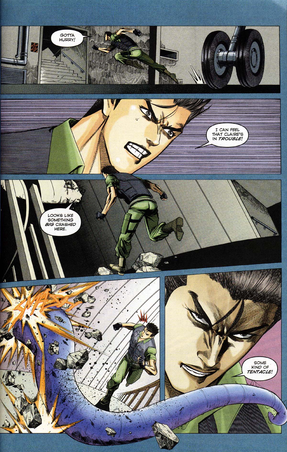 Read online Resident Evil Code: Veronica comic -  Issue #4 - 57