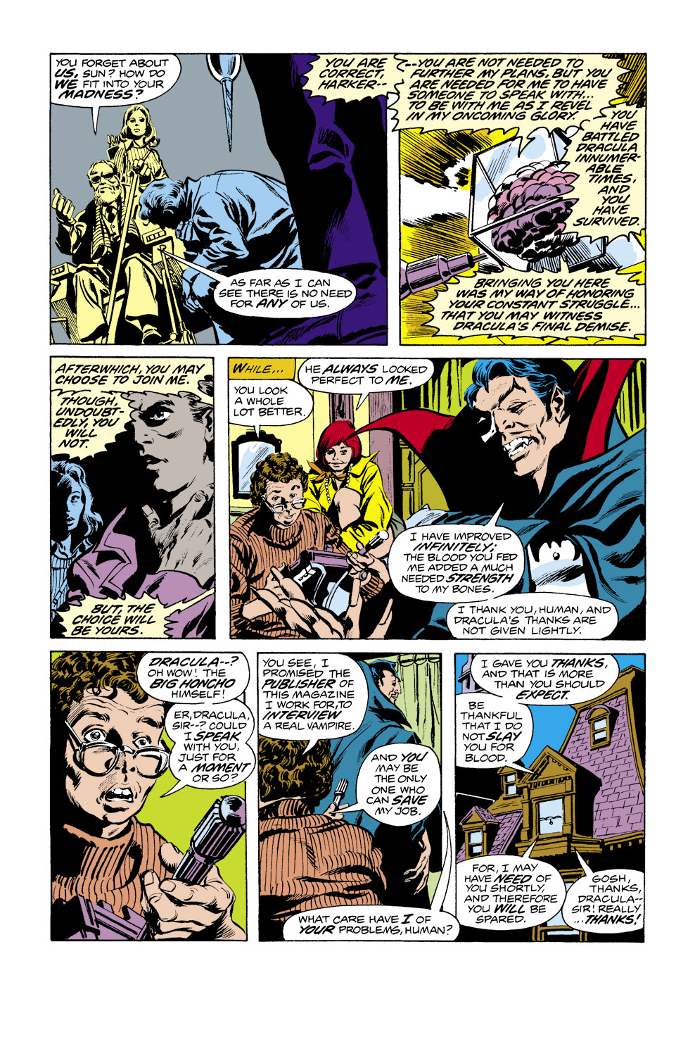 Read online Tomb of Dracula (1972) comic -  Issue #38 - 16