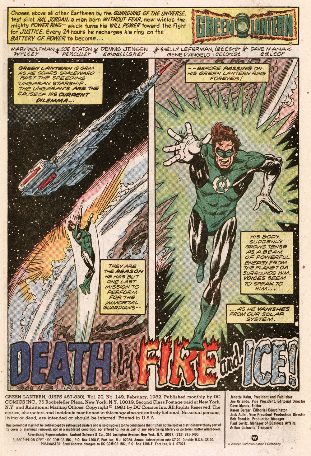 Read online Green Lantern (1960) comic -  Issue #149 - 2