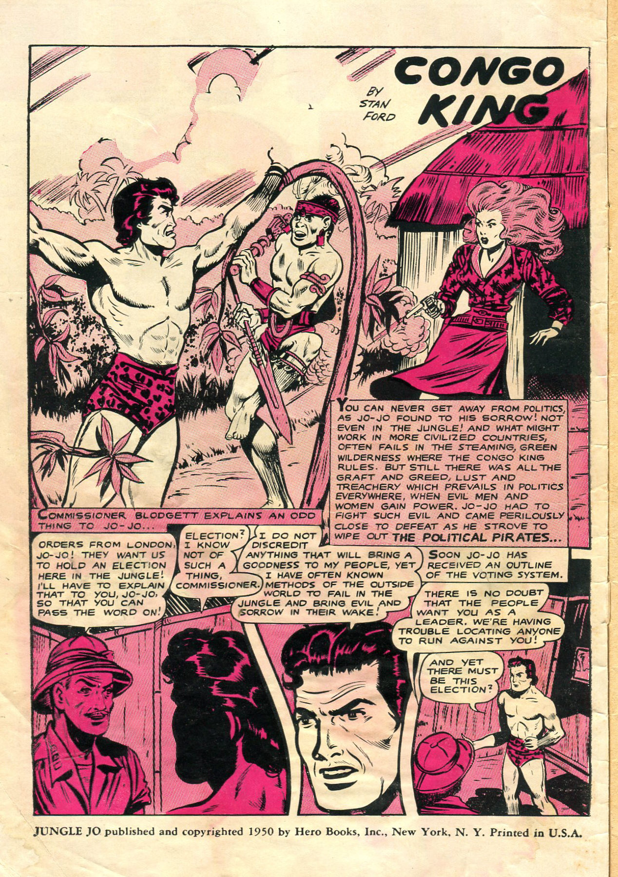 Read online Jungle Jo (1950) comic -  Issue # Full - 2