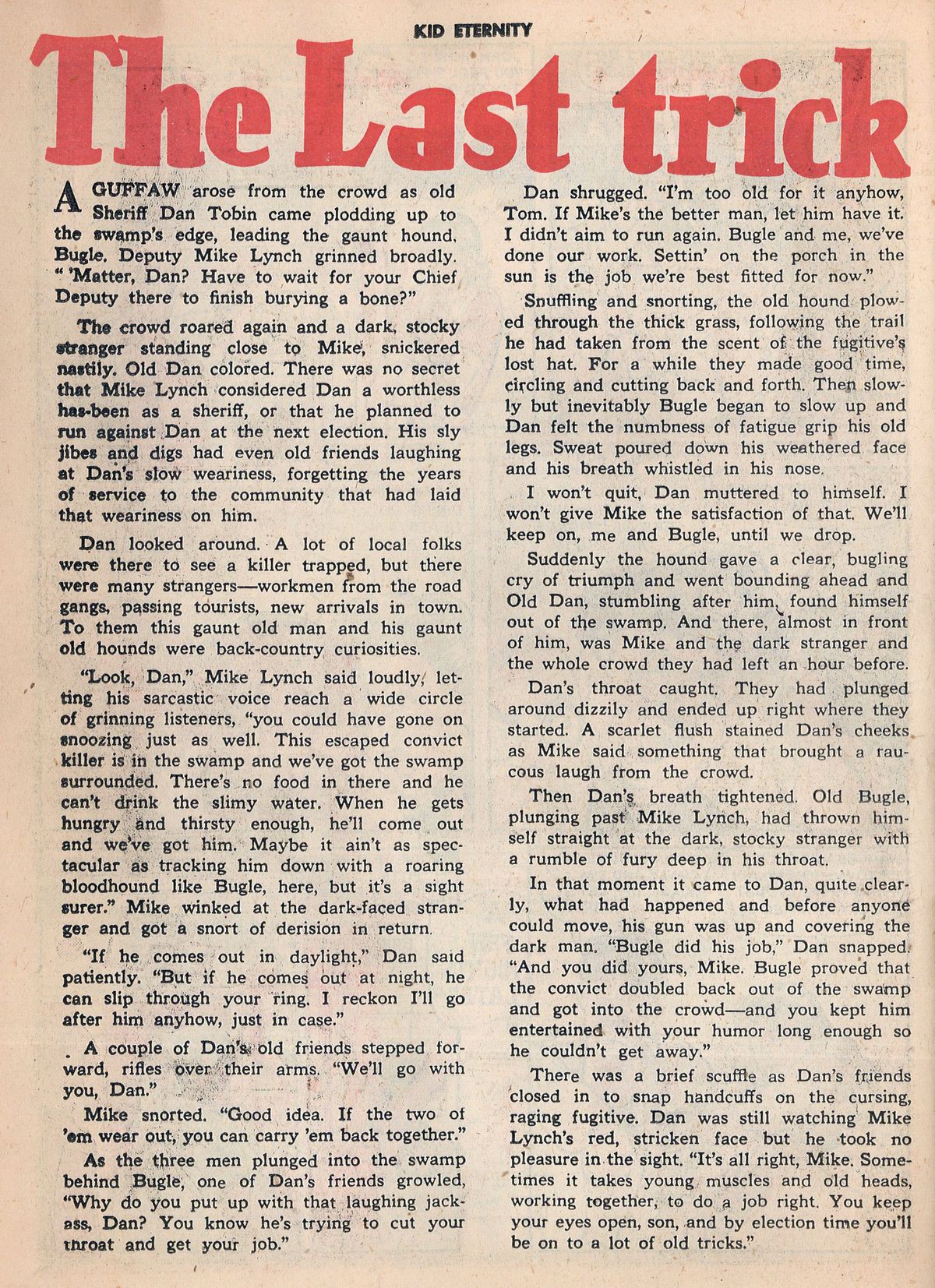 Read online Kid Eternity (1946) comic -  Issue #18 - 23